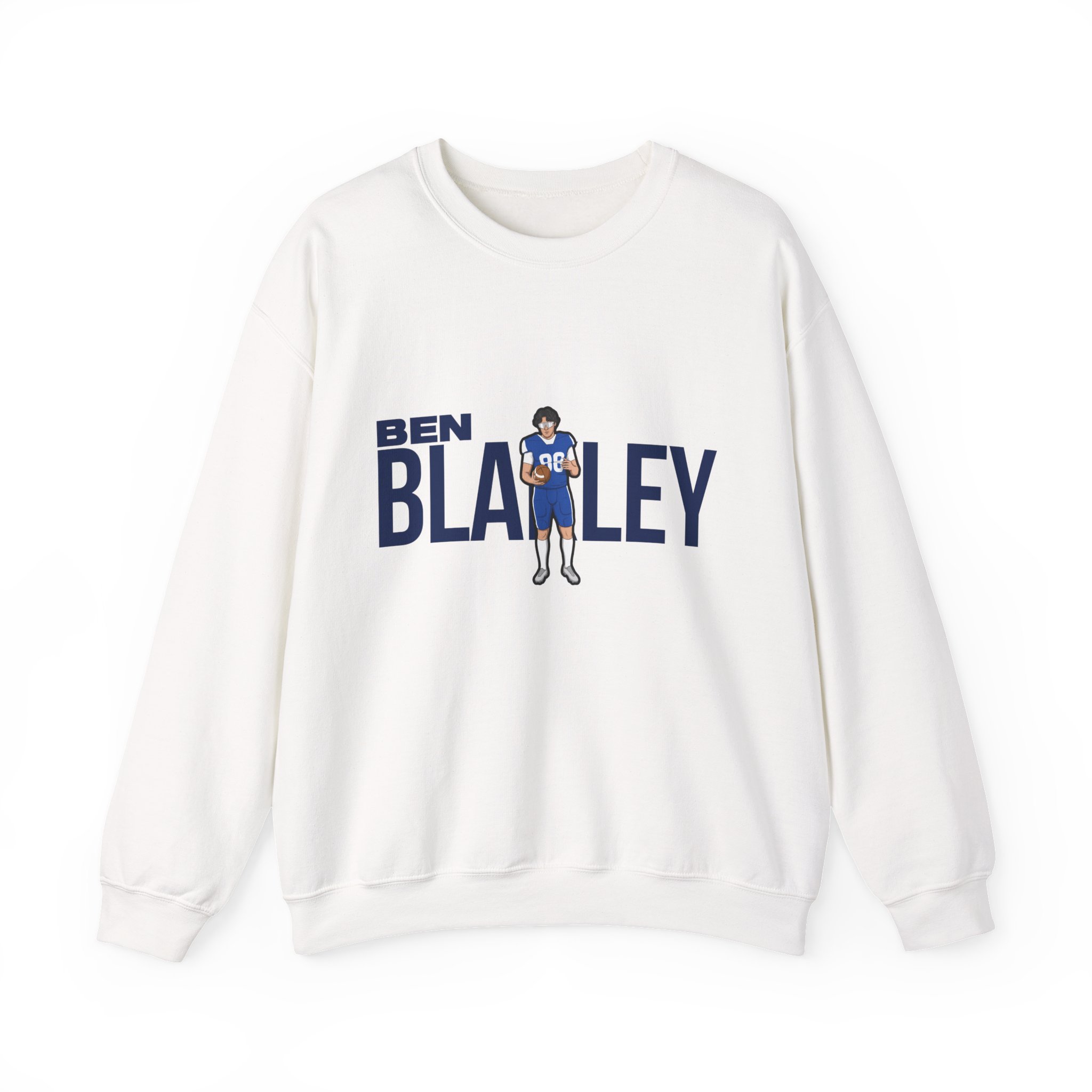 Crewneck Sweatshirt — character_player_name in White