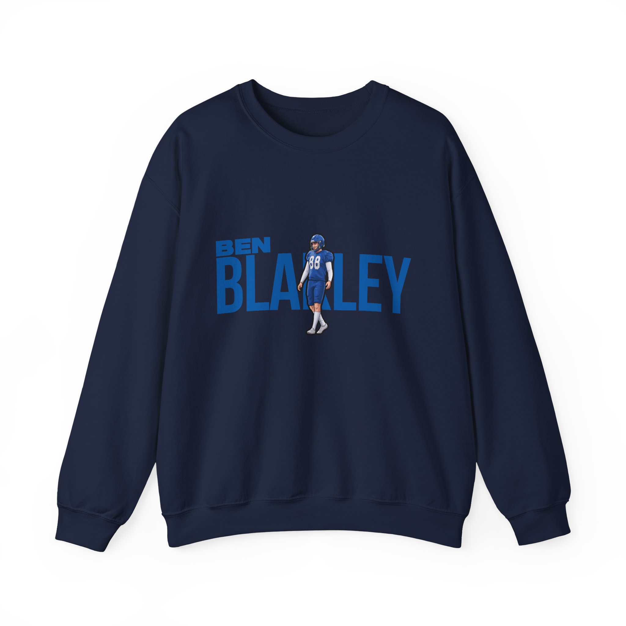 Crewneck Sweatshirt — character_player_name in Navy