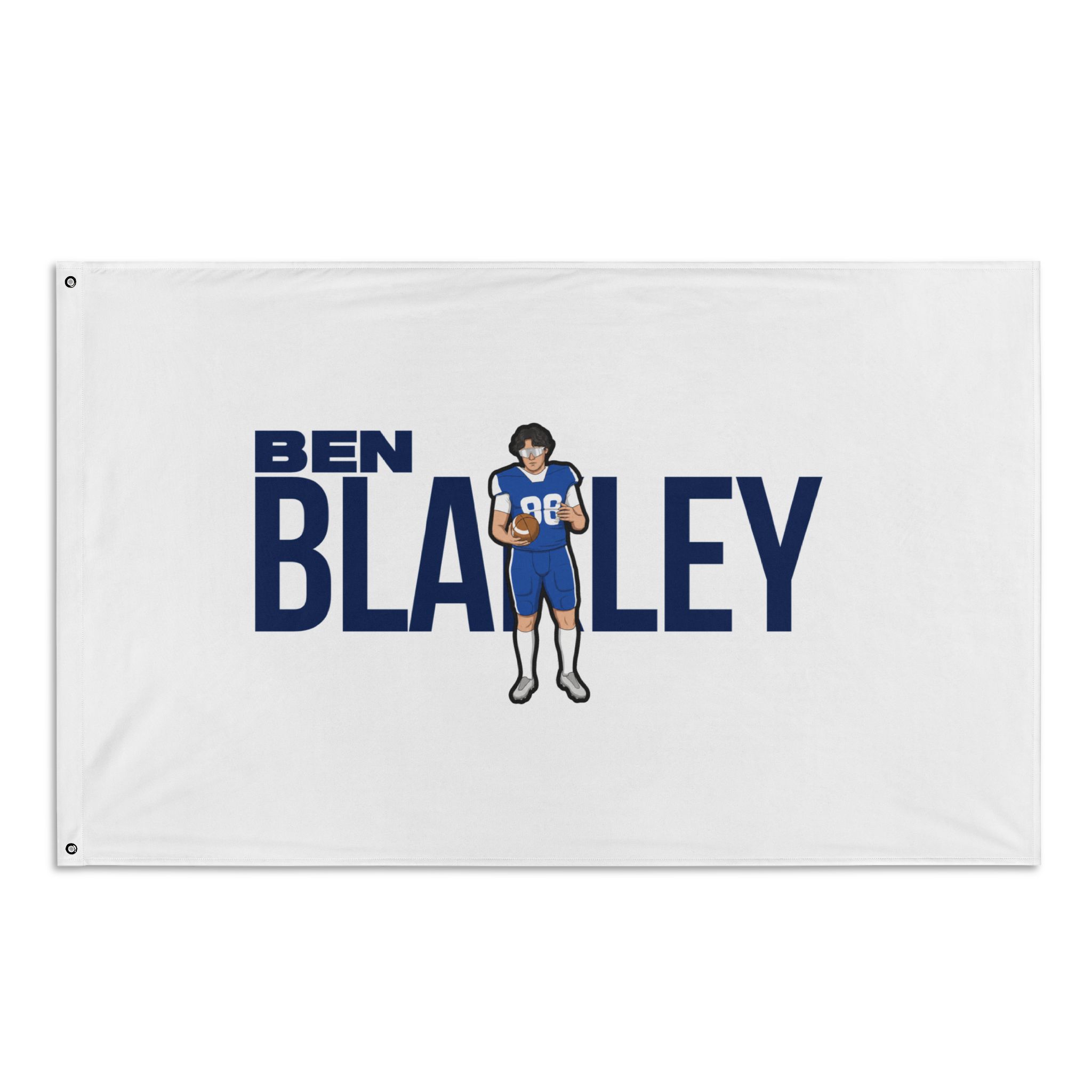 Flag (35 × 56 in) — character_player_name in Classic