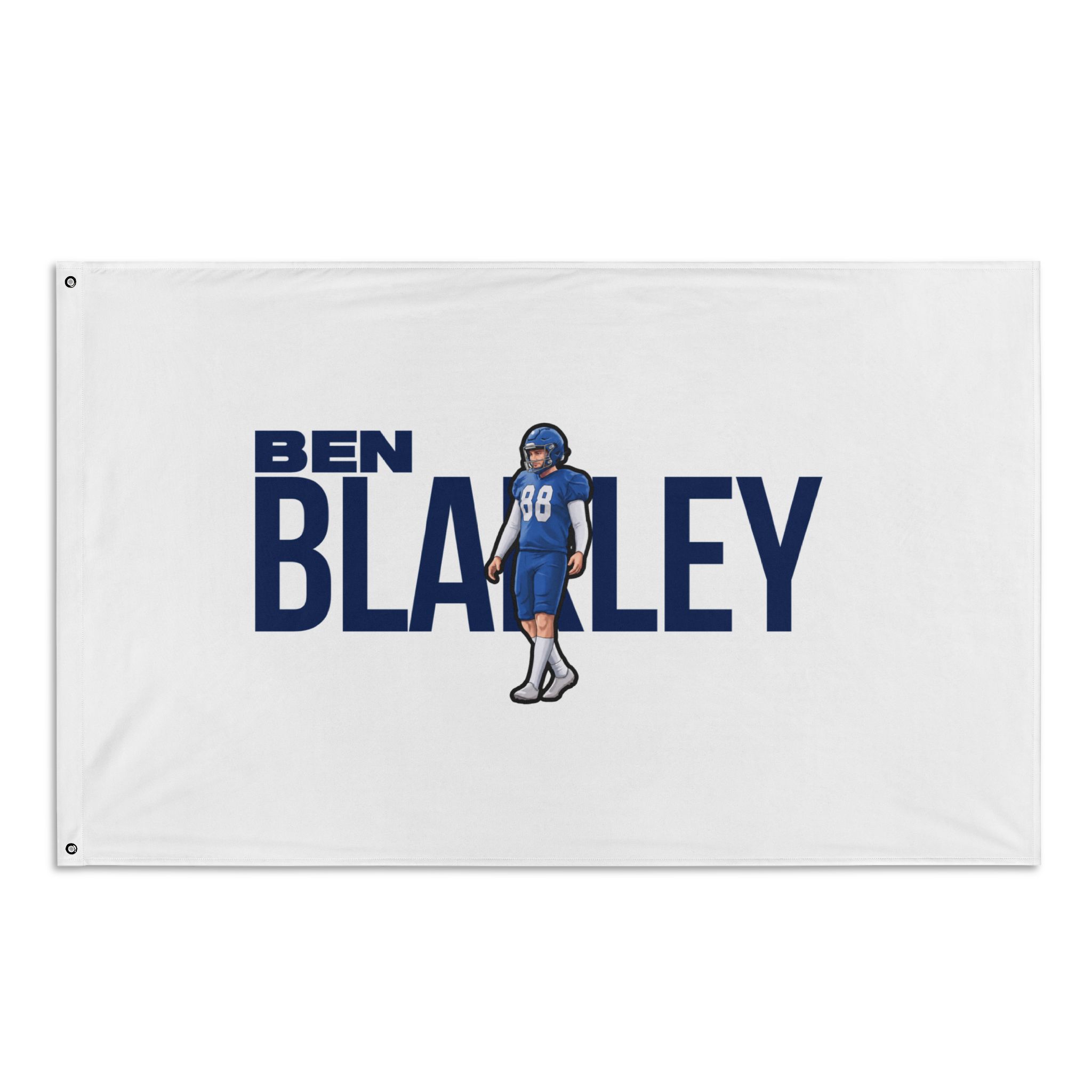 Flag (35 × 56 in) — character_player_name in Classic