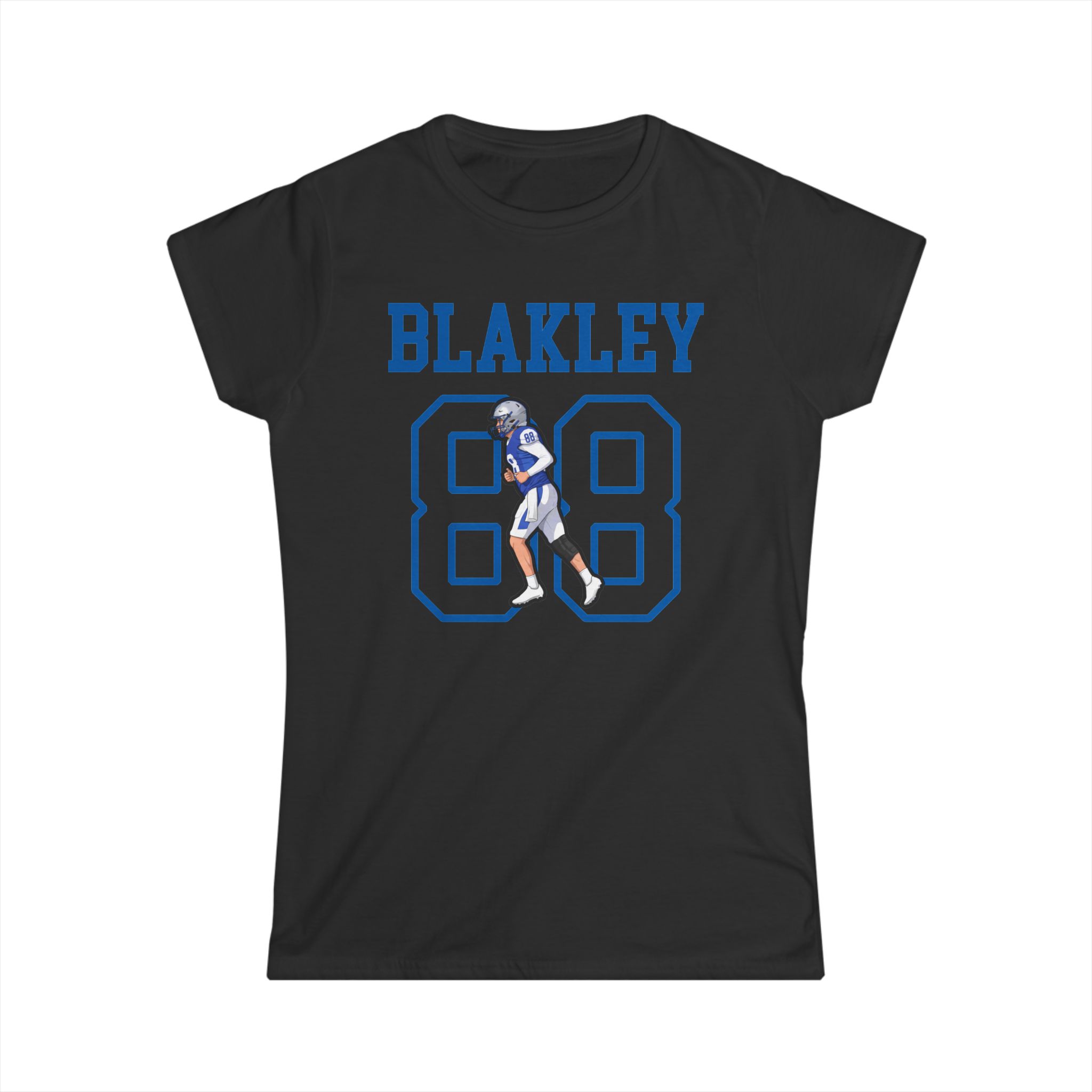 Women's Softstyle Tee — character_shirsey in Black