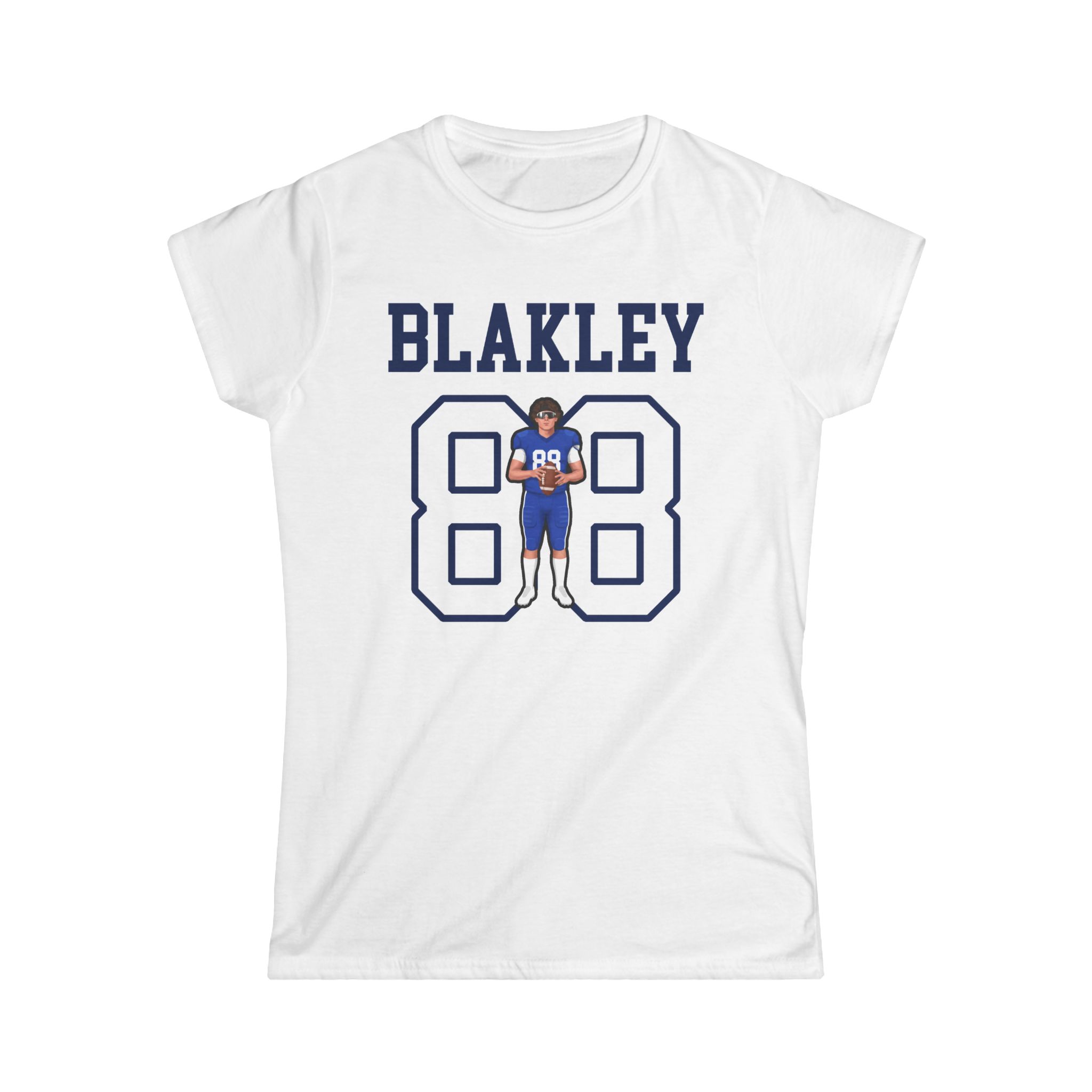 Women's Softstyle Tee — character_shirsey in White