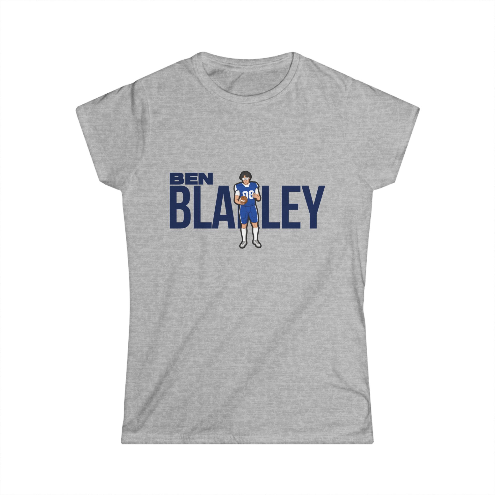 Women's Softstyle Tee — character_player_name in Grey