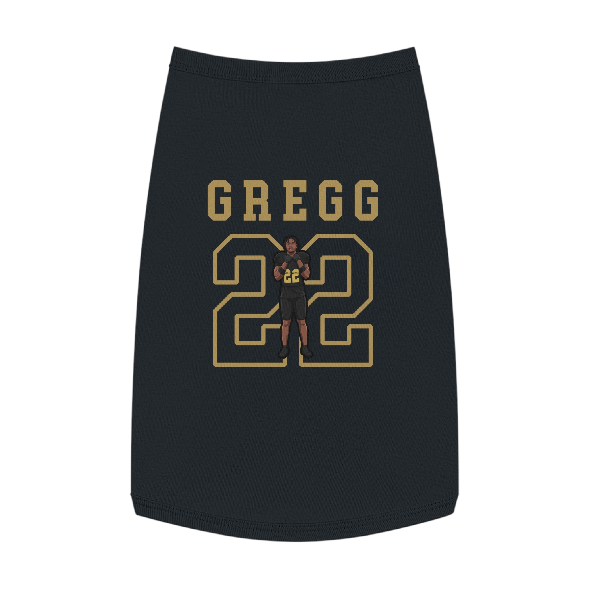 Pet Tank Top — character_shirsey in Black