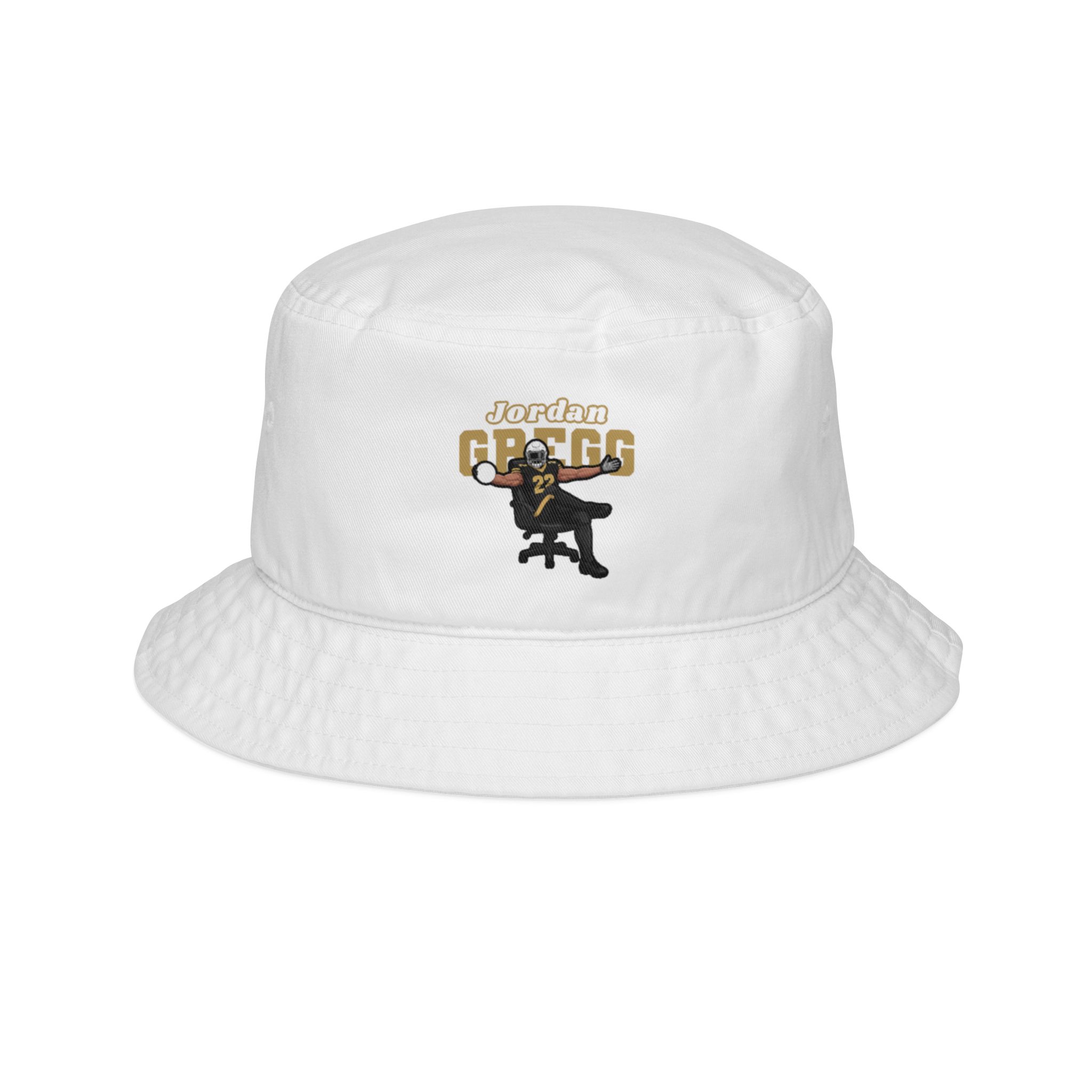 Bucket Hat — character_name_arch in White