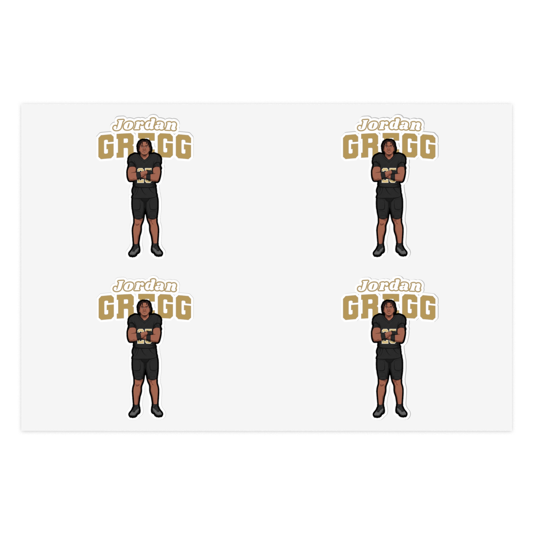 Sticker Sheet — character_name_arch in Classic