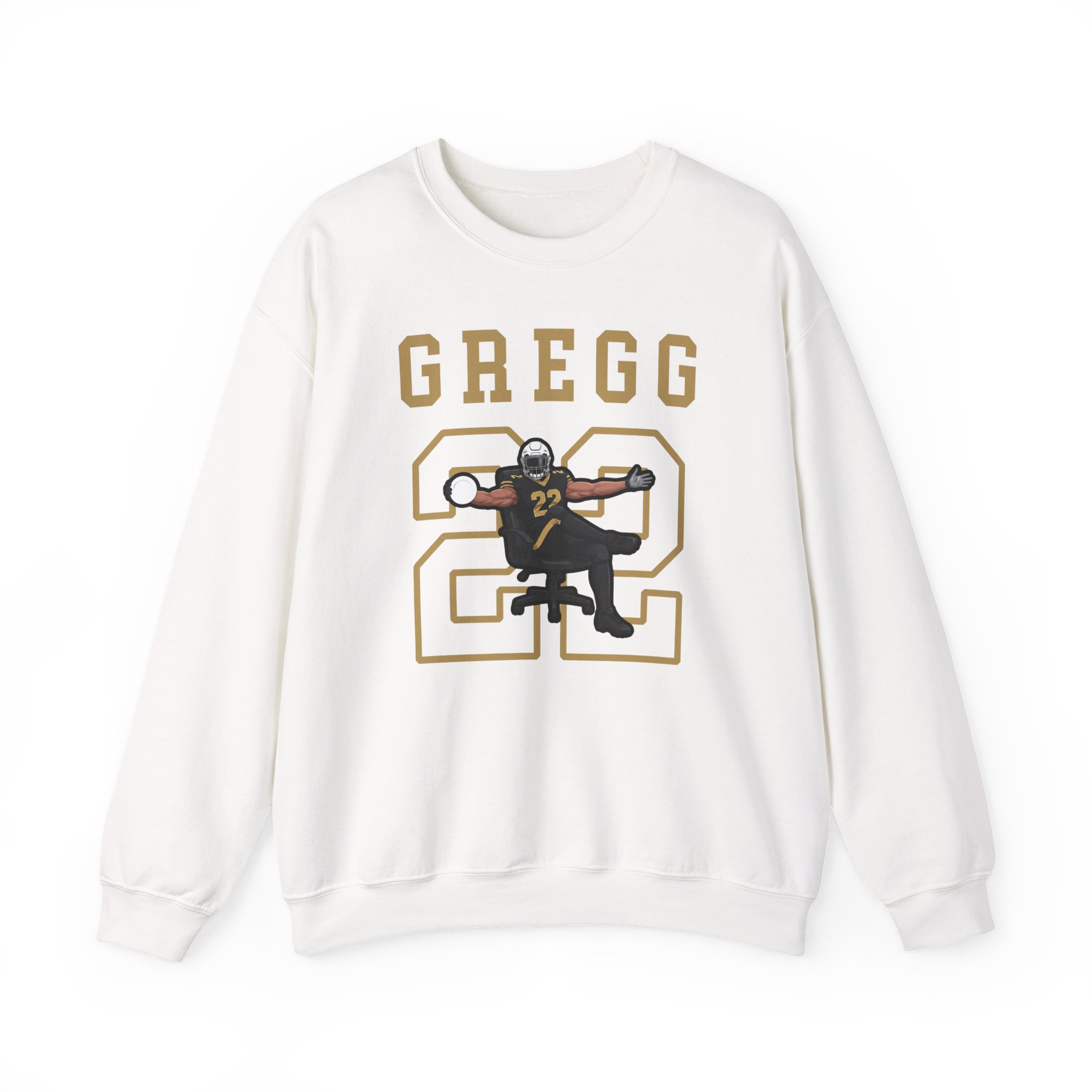 Crewneck Sweatshirt — character_shirsey in White