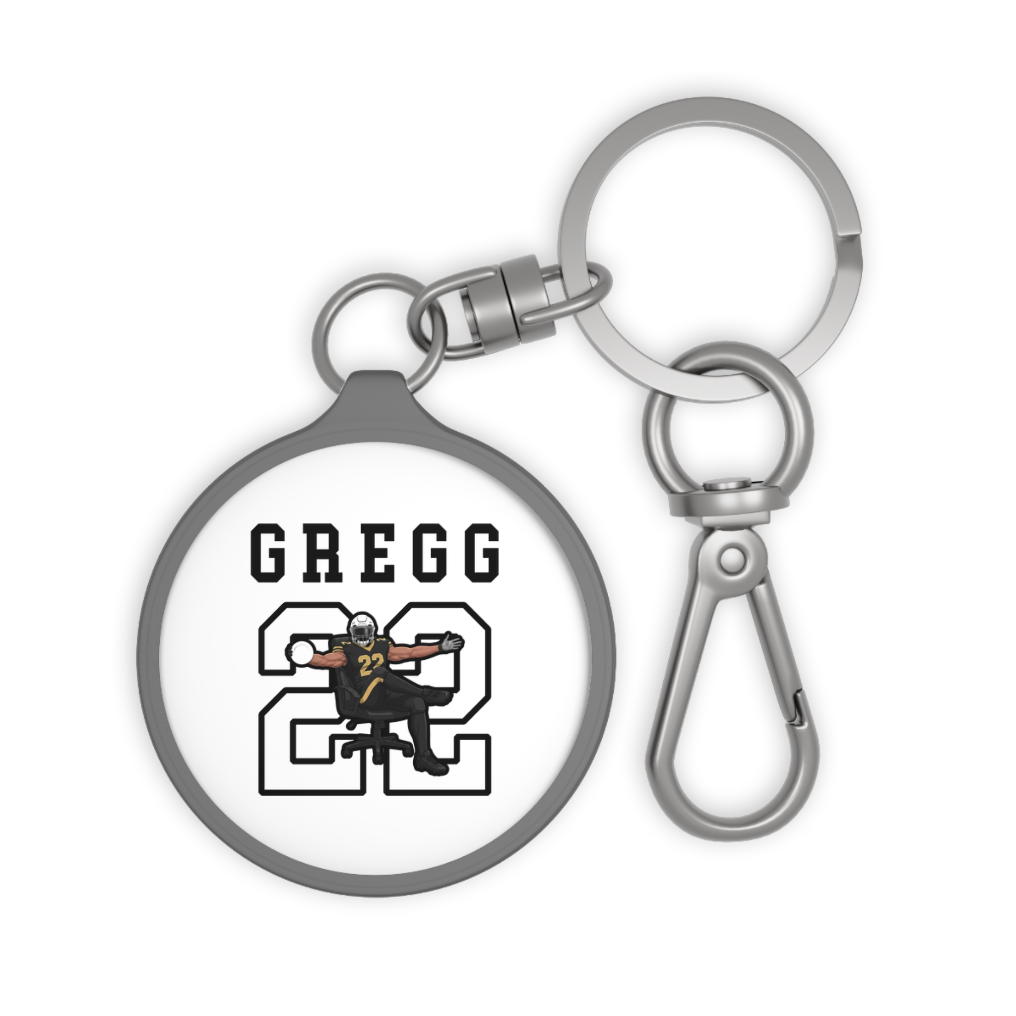 Keychain — character_shirsey in Grey