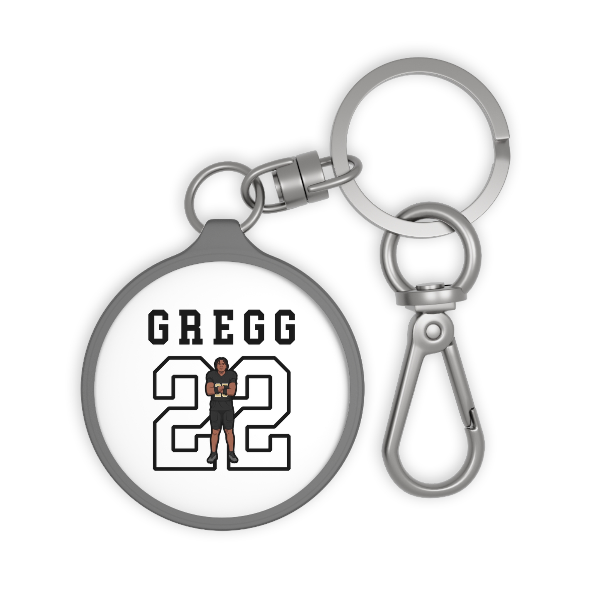 Keychain — character_shirsey in Grey