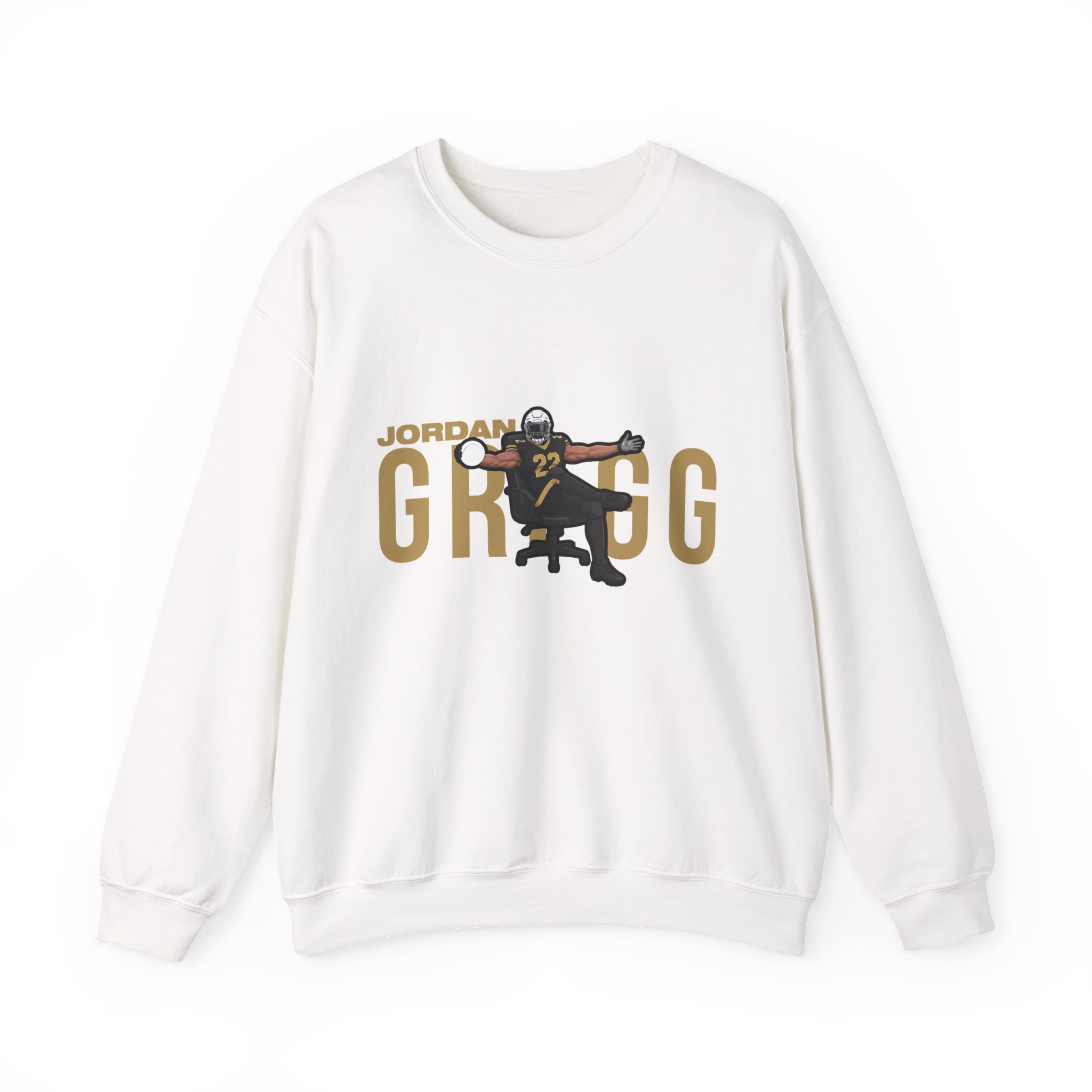Crewneck Sweatshirt — character_player_name in White