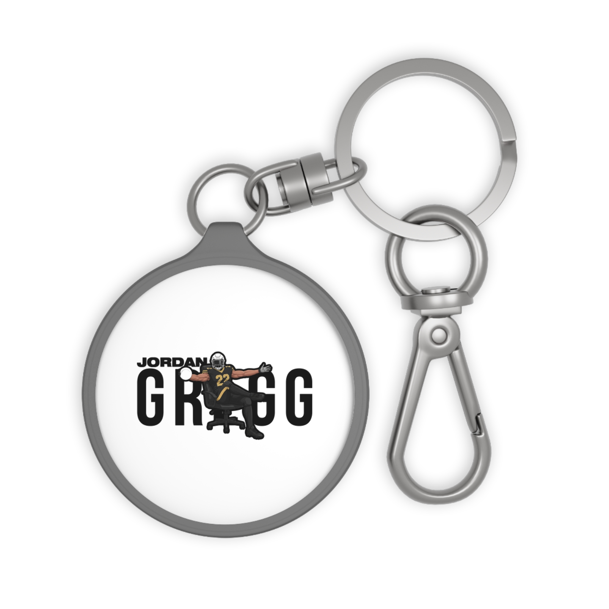 Keychain — character_player_name in Grey