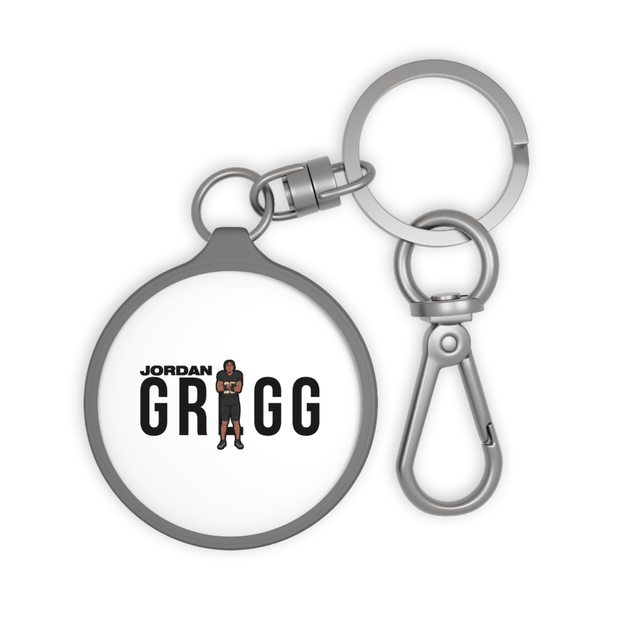 Keychain — character_player_name in Grey