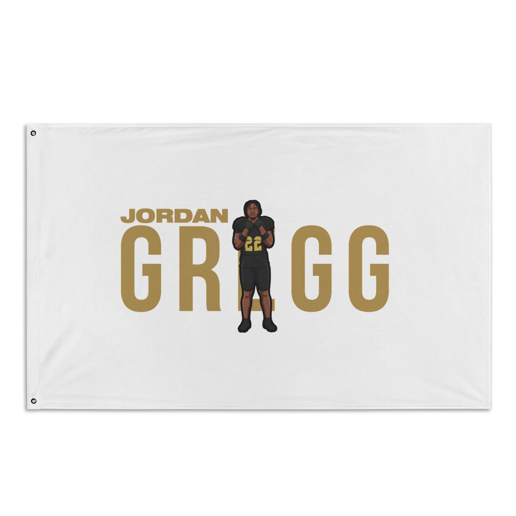 Flag (35 × 56 in) — character_player_name in Classic