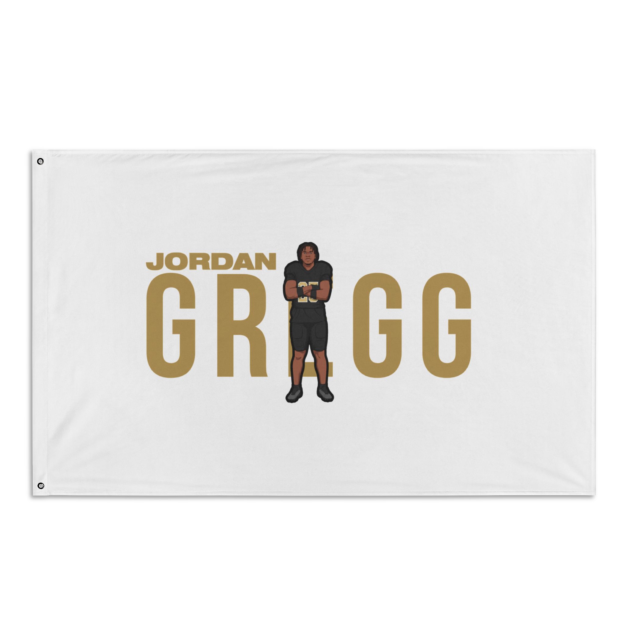 Flag (35 × 56 in) — character_player_name in Classic