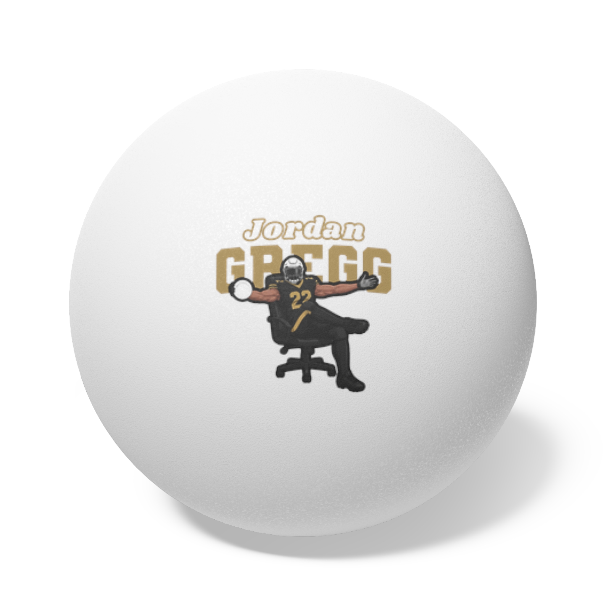 Ping Pong Balls, 6 pcs — character_name_arch in White