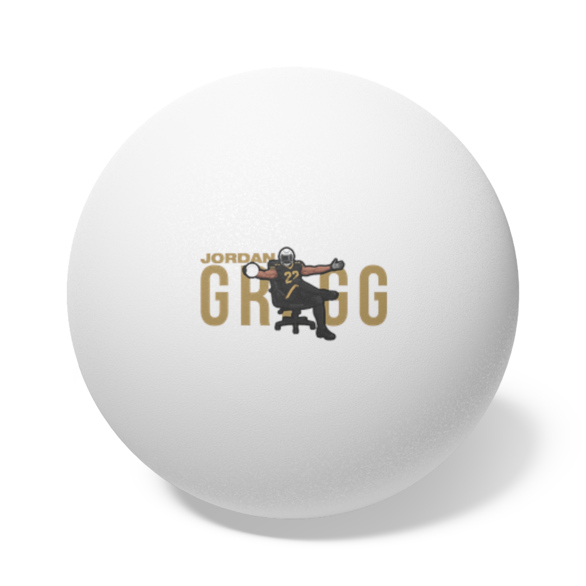 Ping Pong Balls, 6 pcs — character_player_name in White