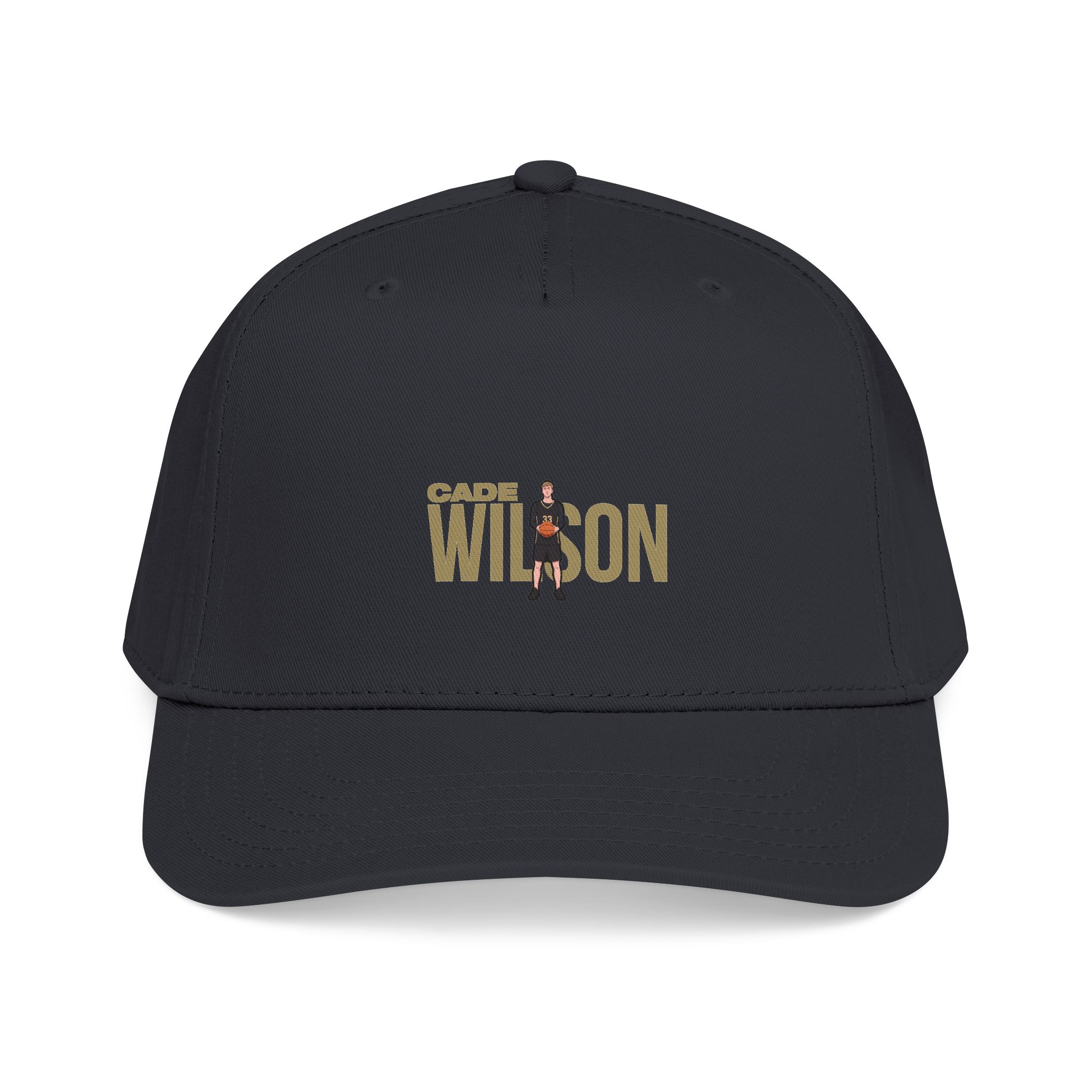 Baseball Cap — character_player_name in Black