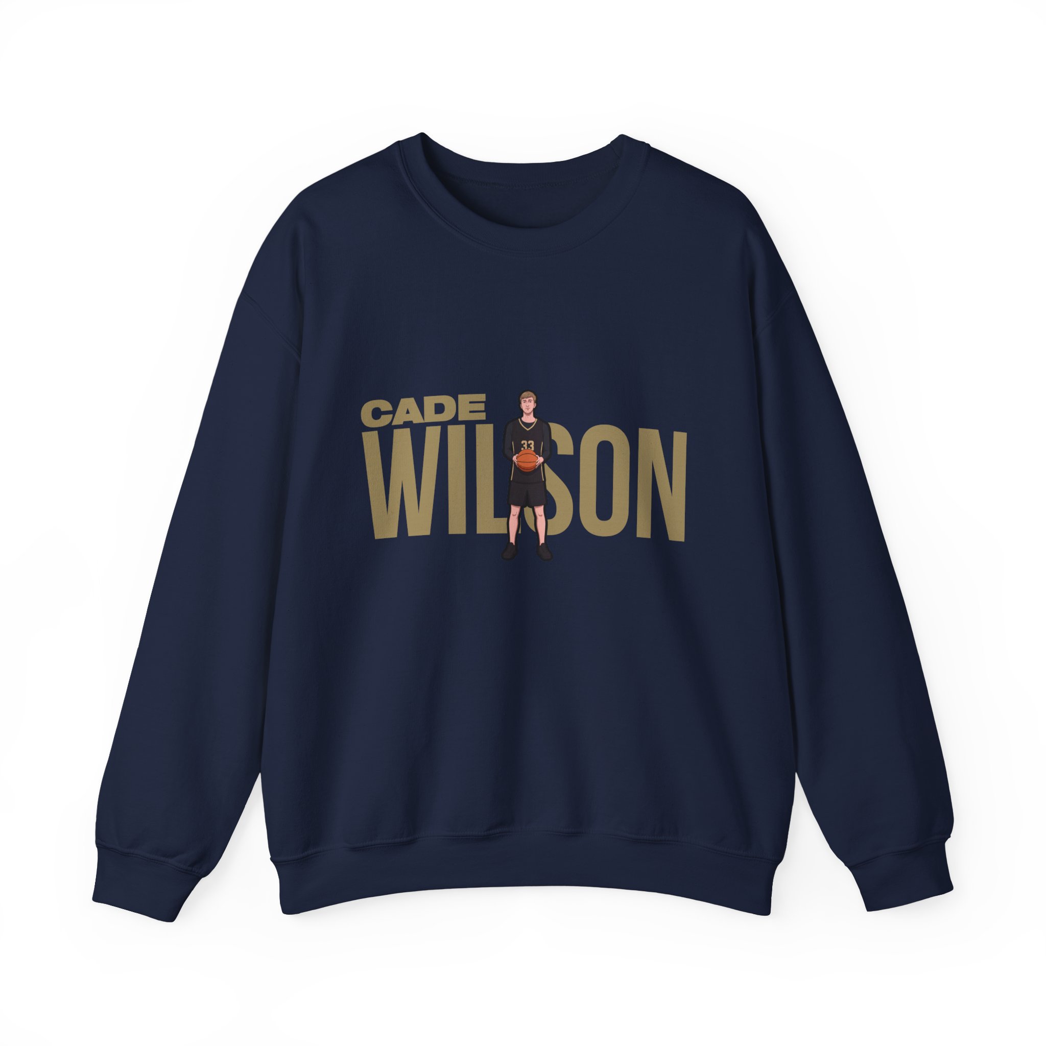 Crewneck Sweatshirt — character_player_name in Navy