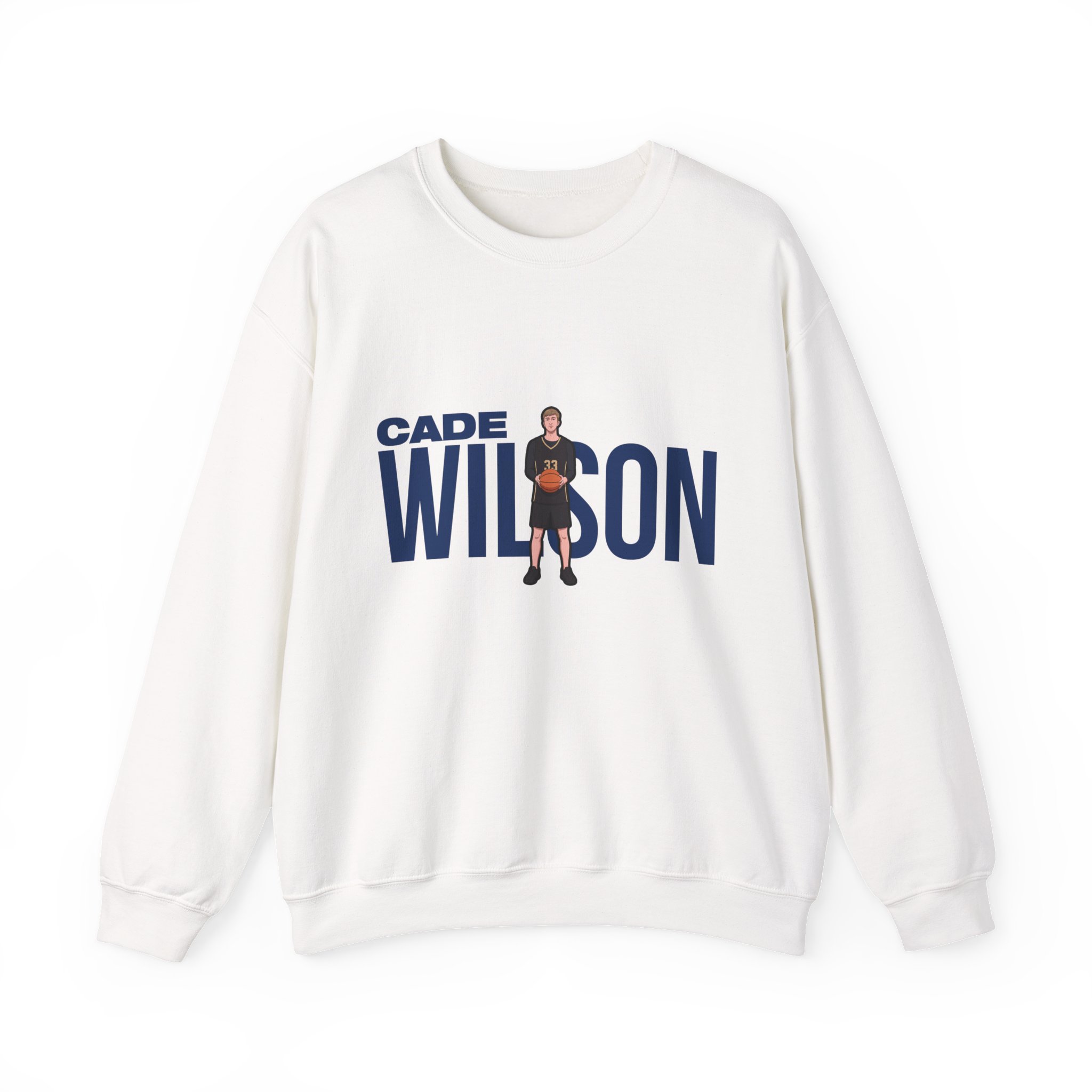 Crewneck Sweatshirt — character_player_name in White