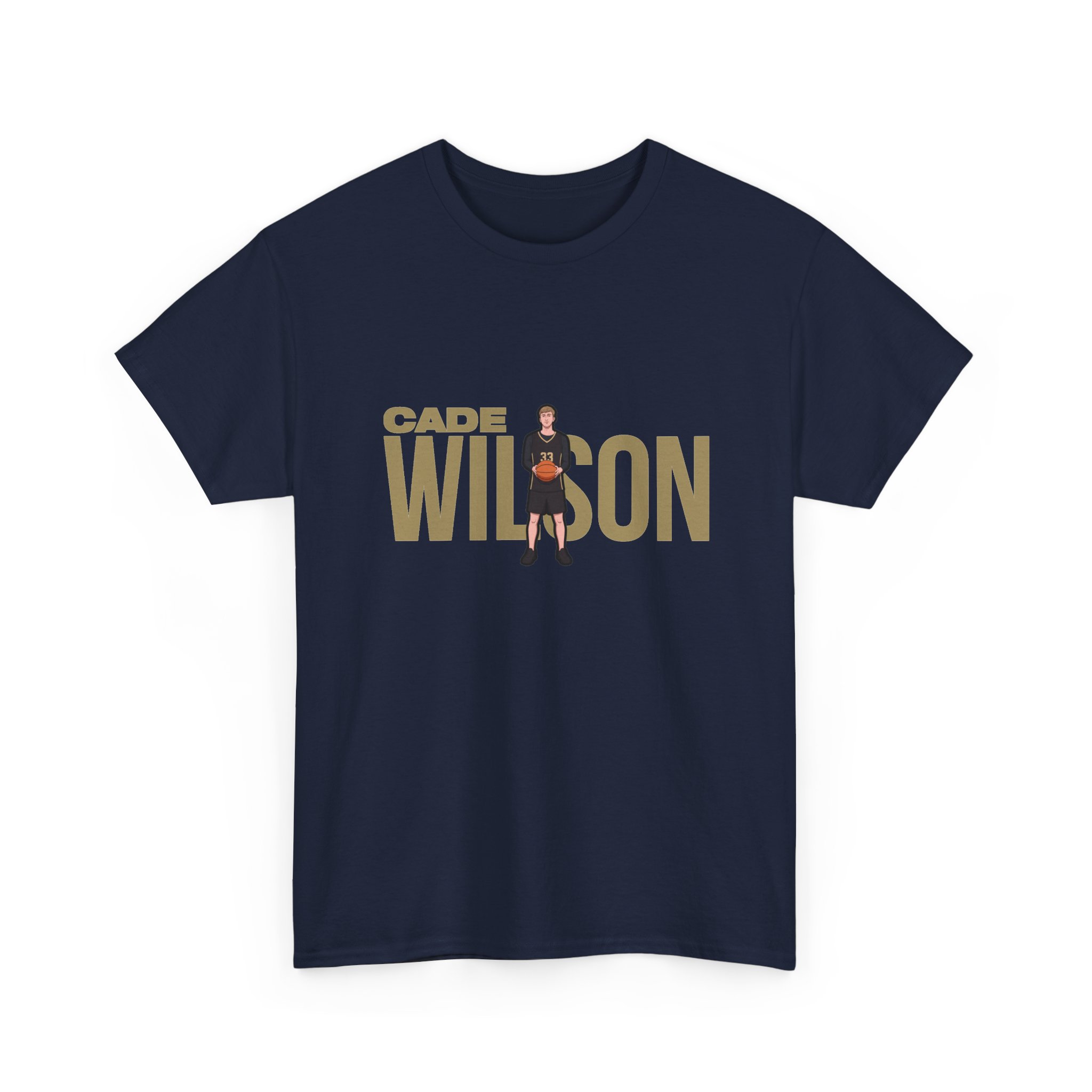Tee — character_player_name in Navy