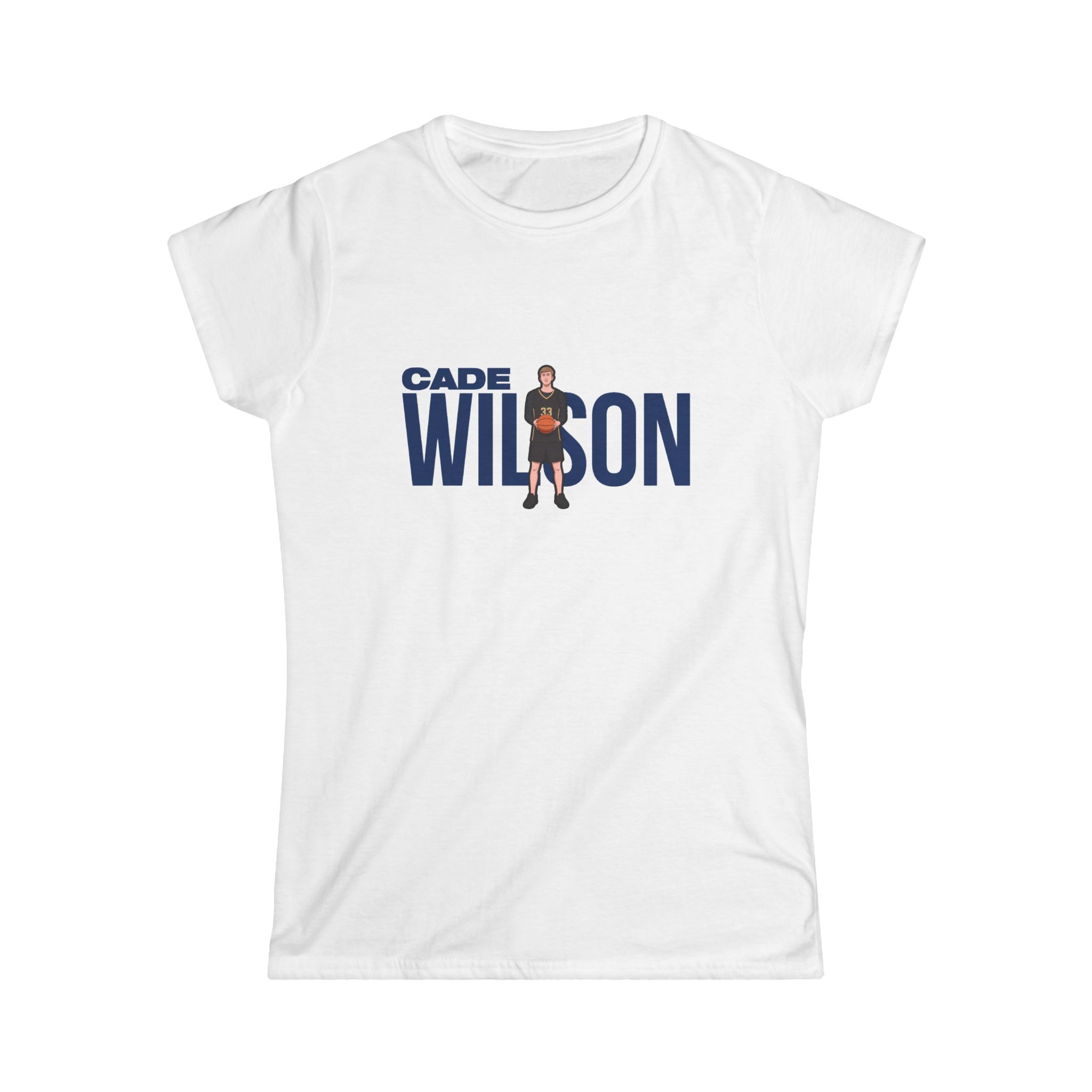 Women's Softstyle Tee — character_player_name in White
