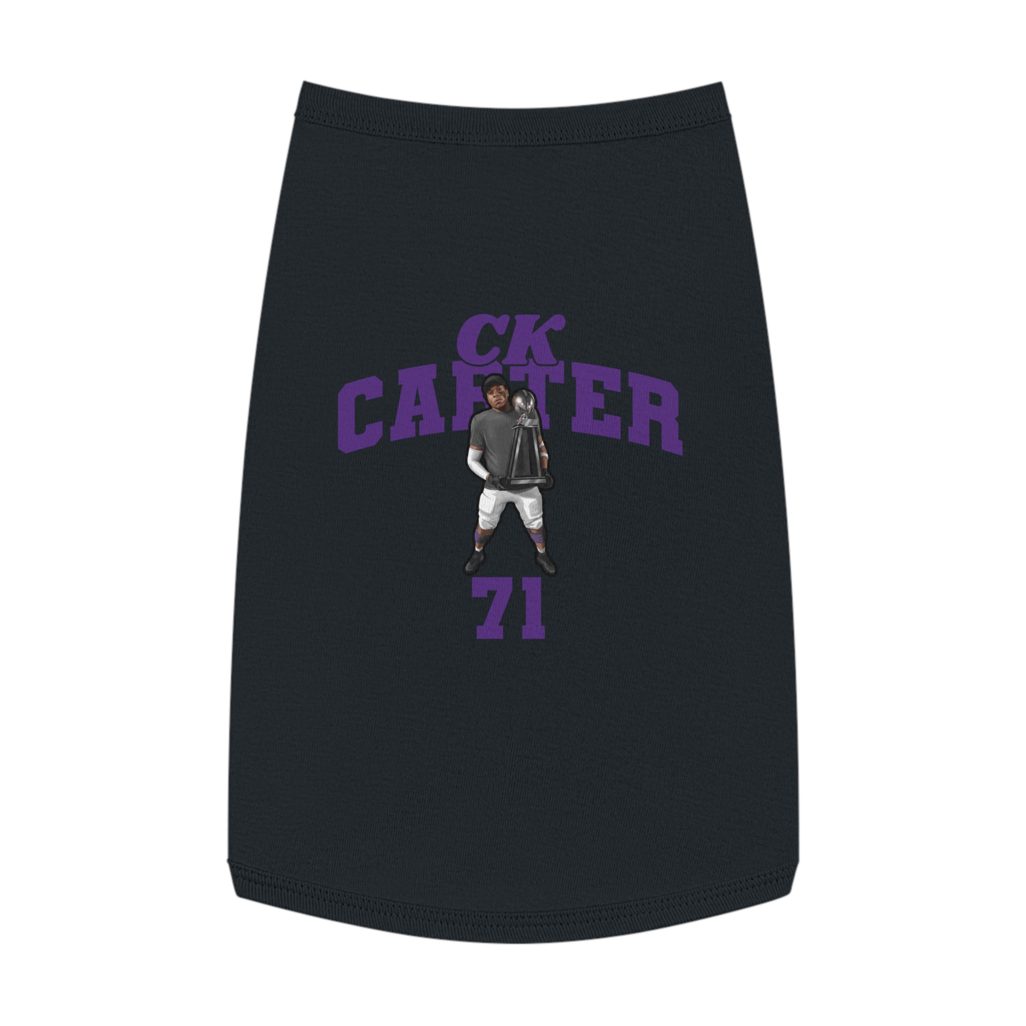 Pet Tank Top — character_signature_arch in White