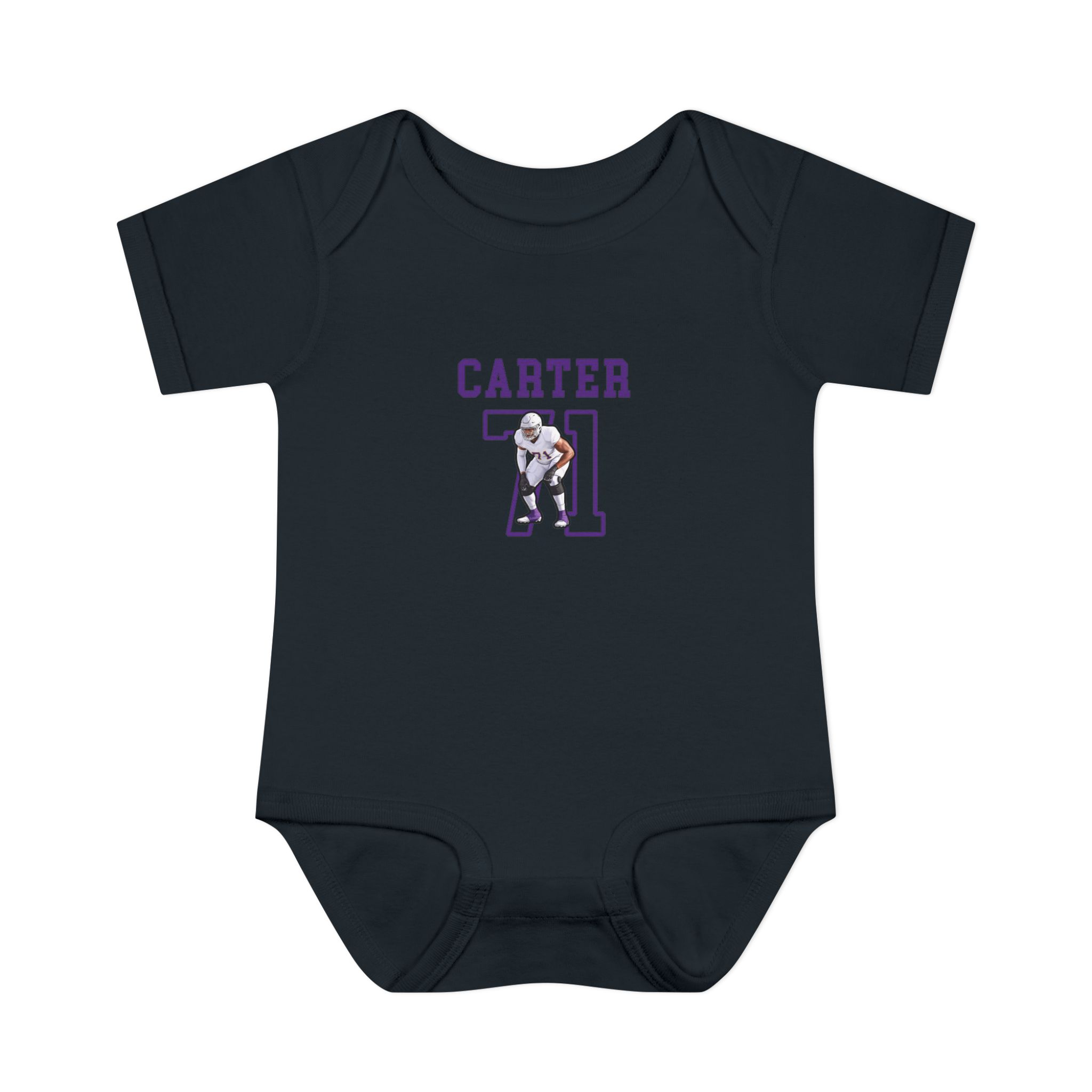 Baby Onesie — character_shirsey in Black