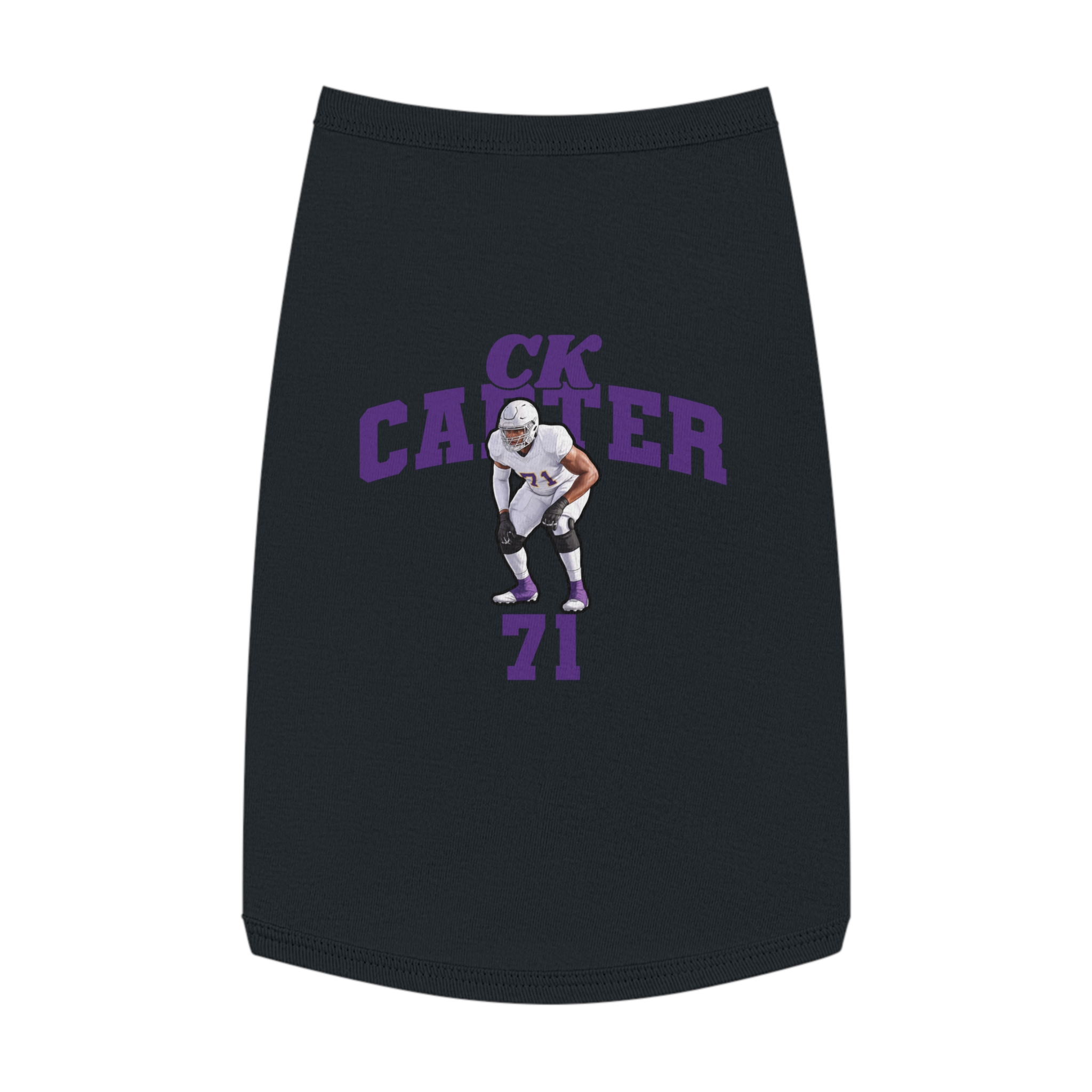 Pet Tank Top — character_signature_arch in Black