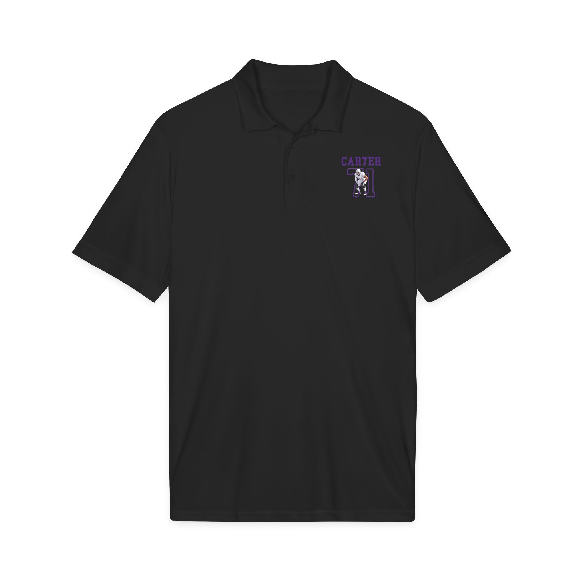 Polo — character_shirsey in Black