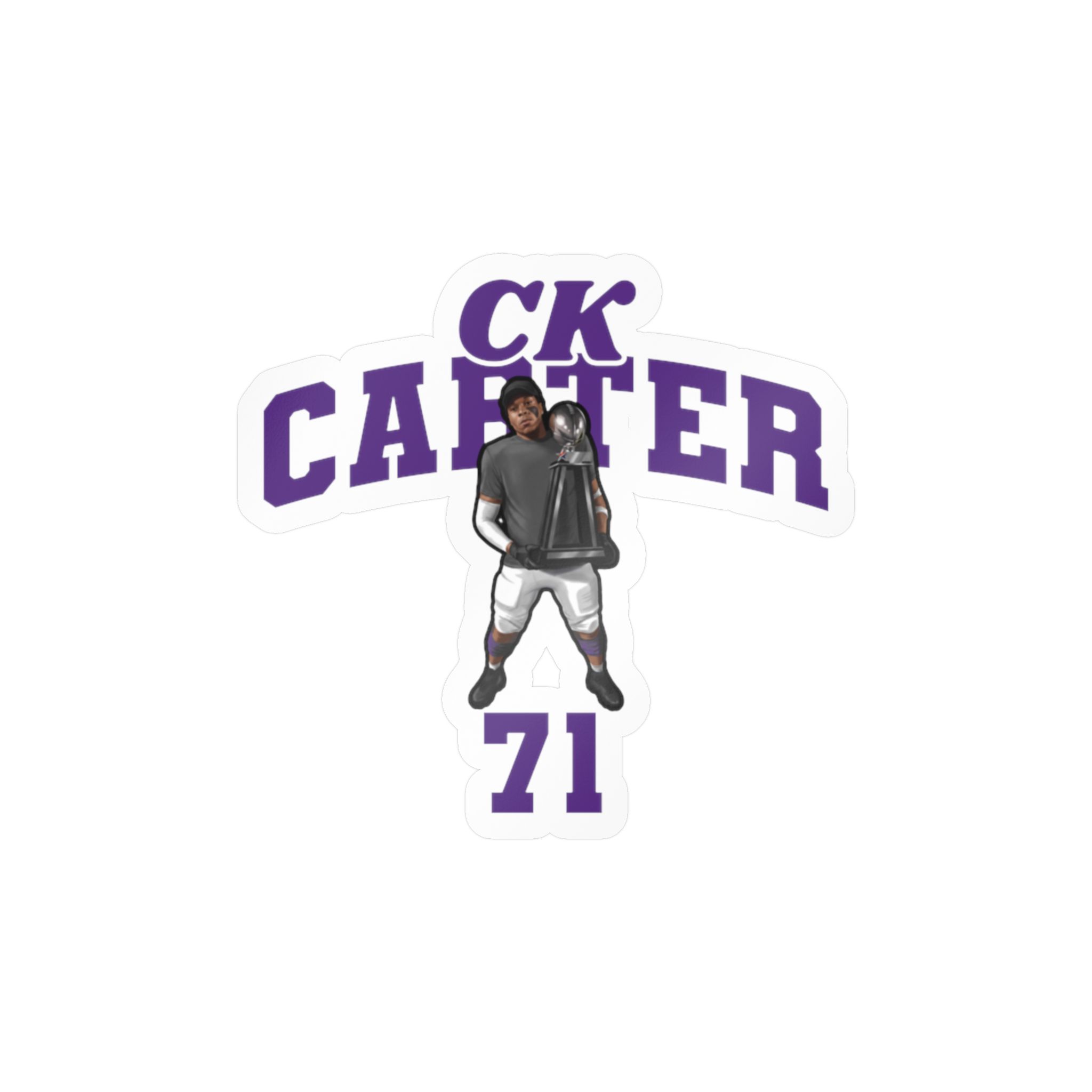 Vinyl Sticker — character_signature_arch in Classic