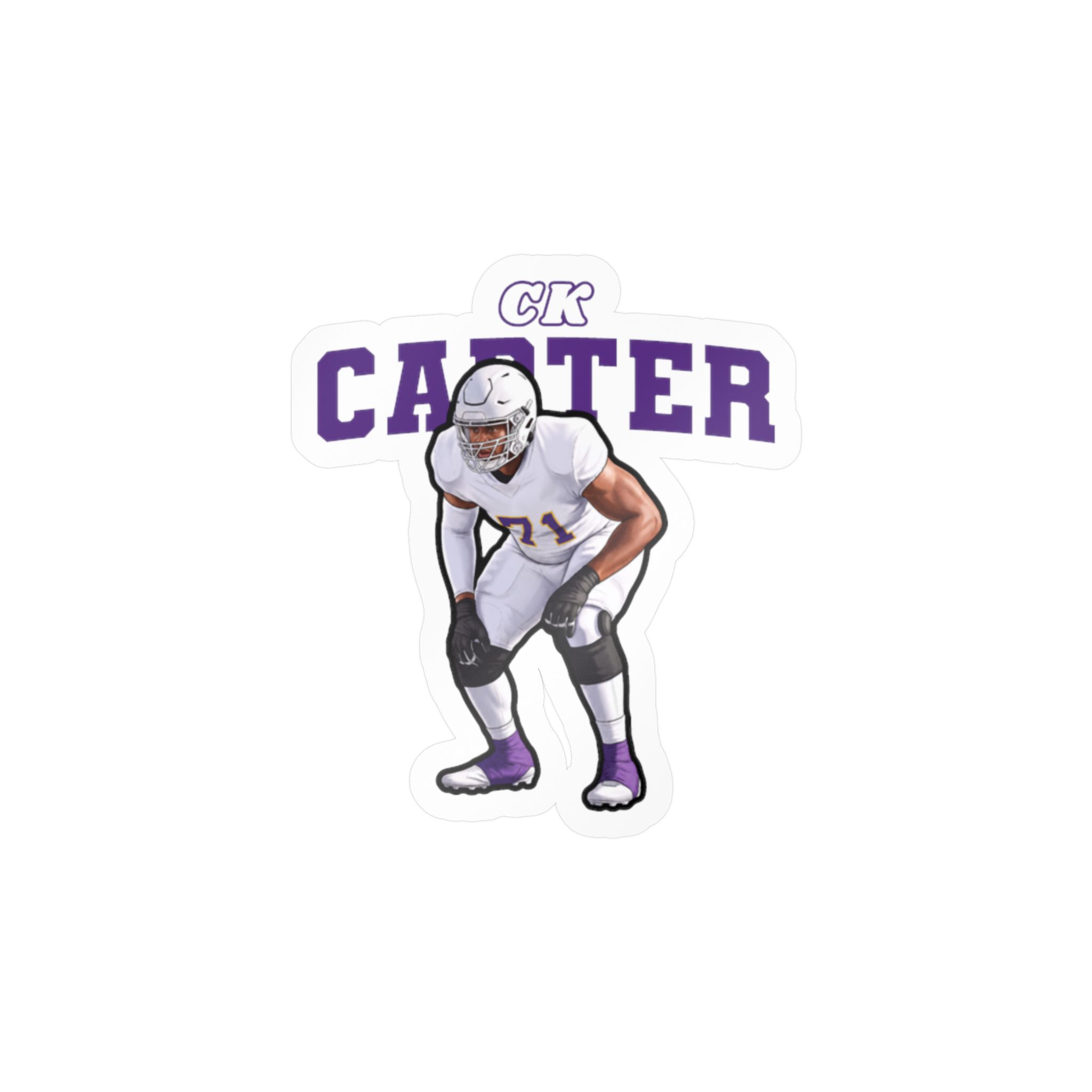 Vinyl Sticker — character_name_arch in Classic