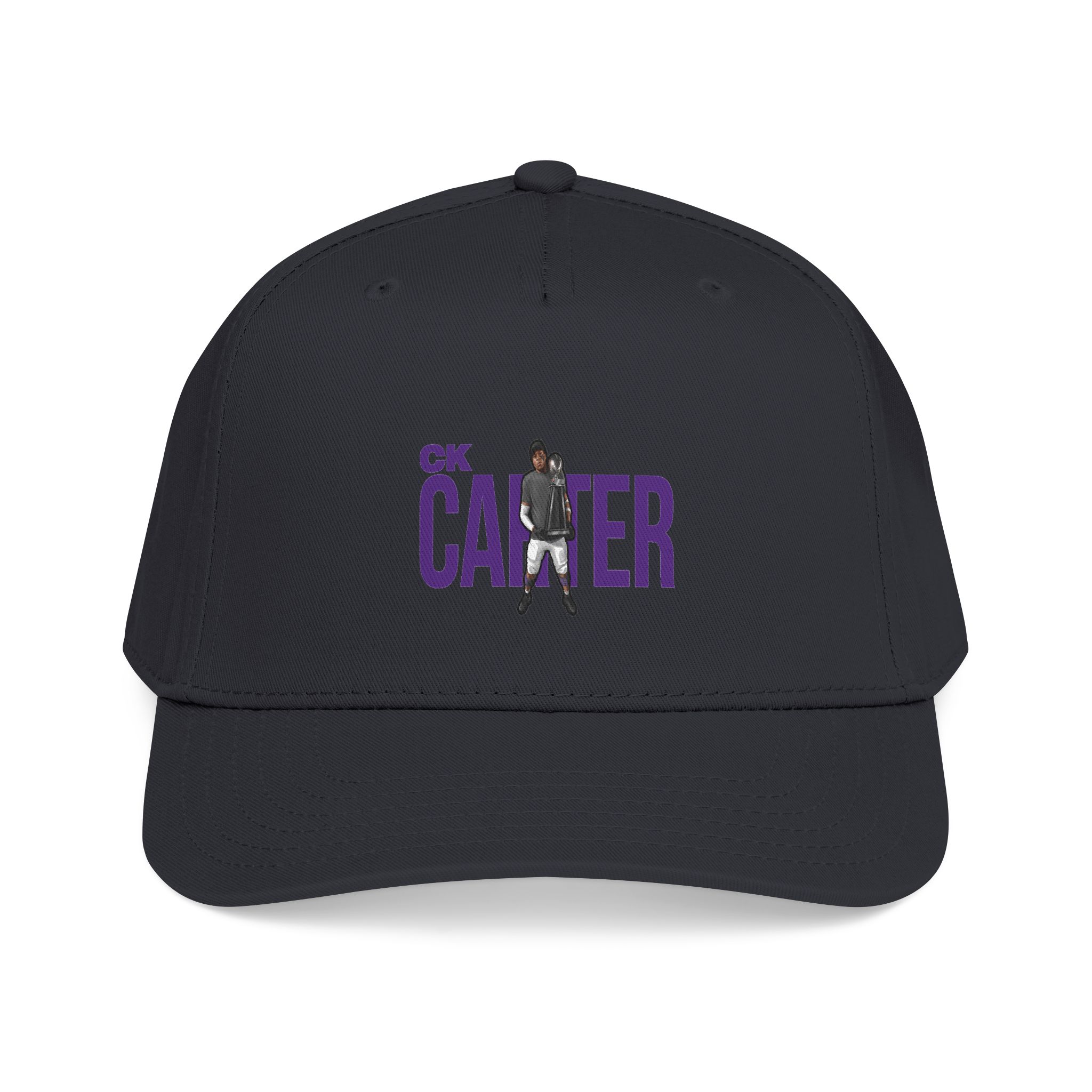 Baseball Cap — character_player_name in Black