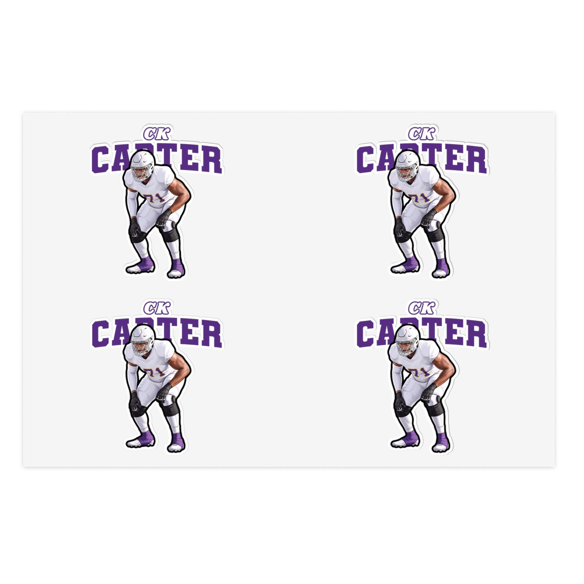 Sticker Sheet — character_name_arch in Classic