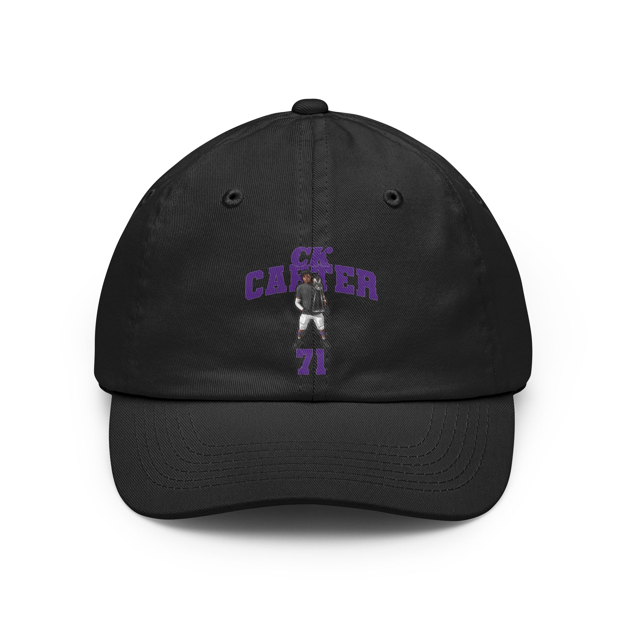 Classic Cap — character_signature_arch in Black