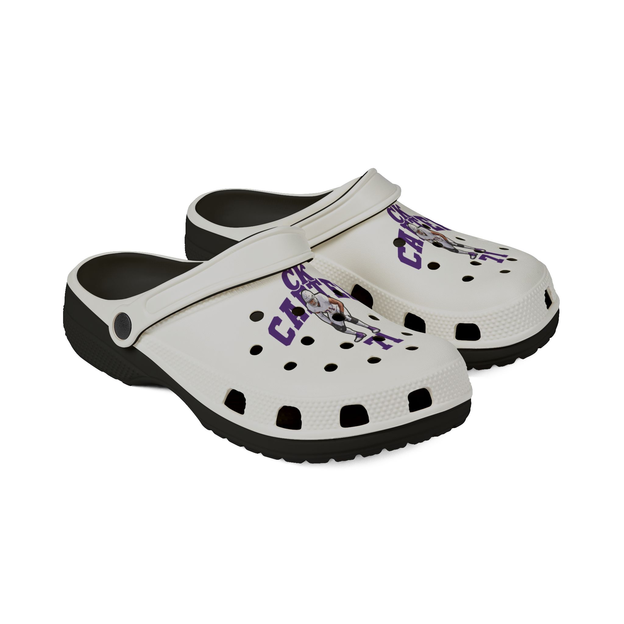Rubber Clogs — character_signature_arch in Black