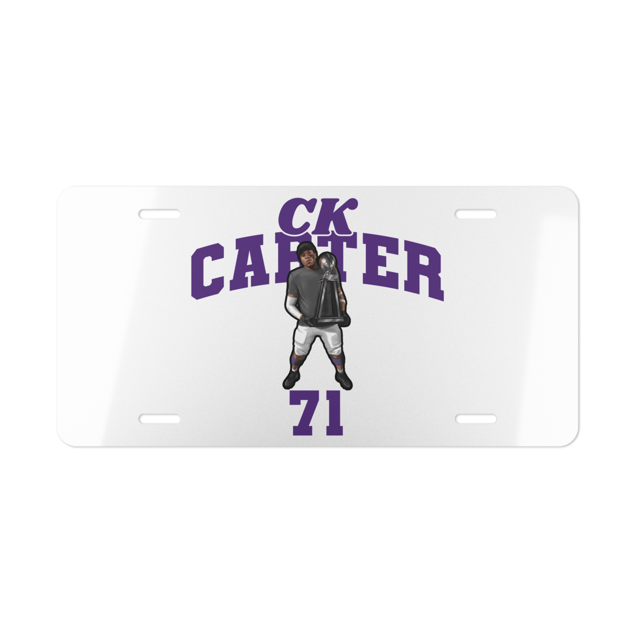License Plate — character_signature_arch in Classic