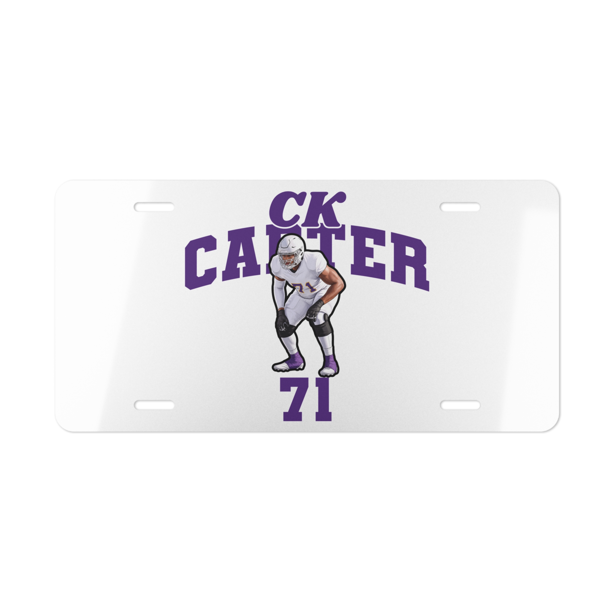 License Plate — character_signature_arch in Classic