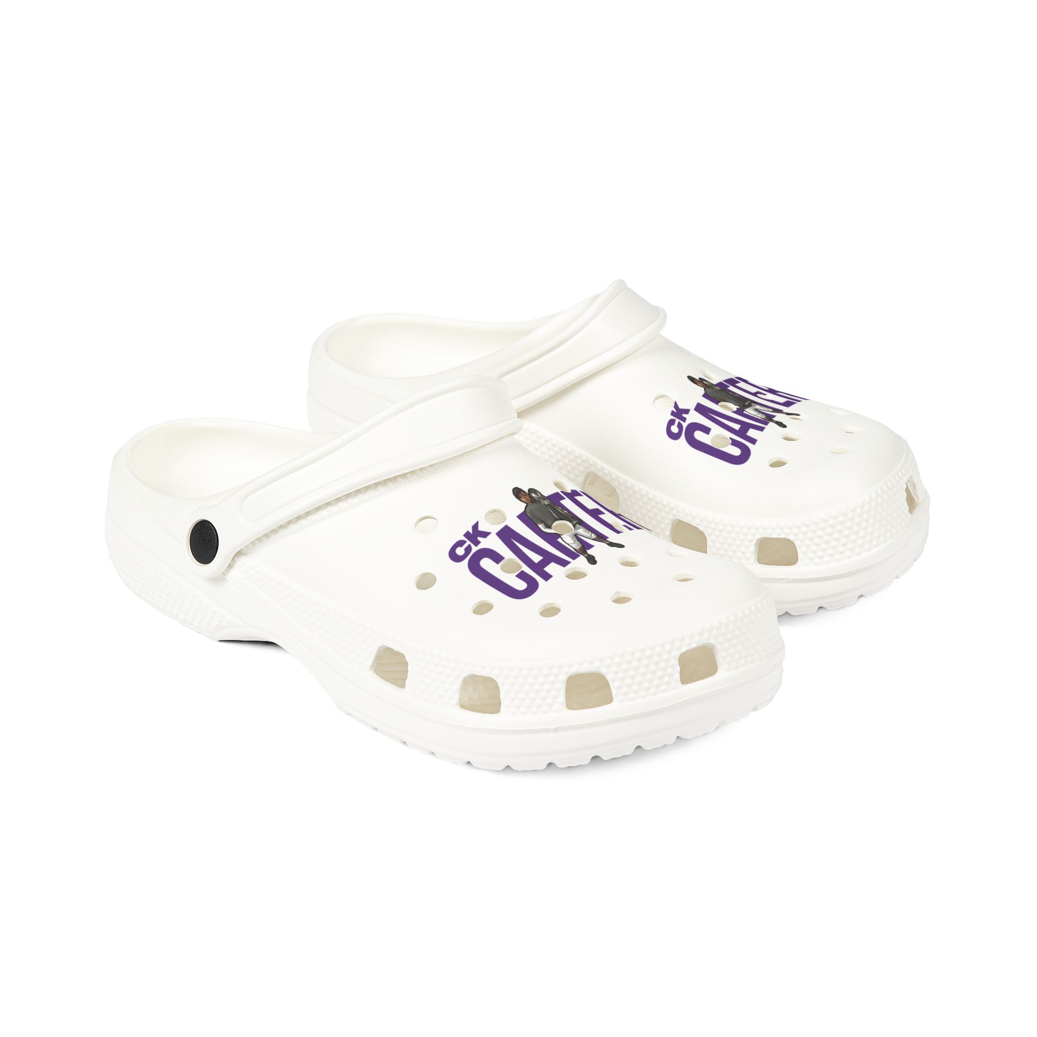 Rubber Clogs — character_player_name in White