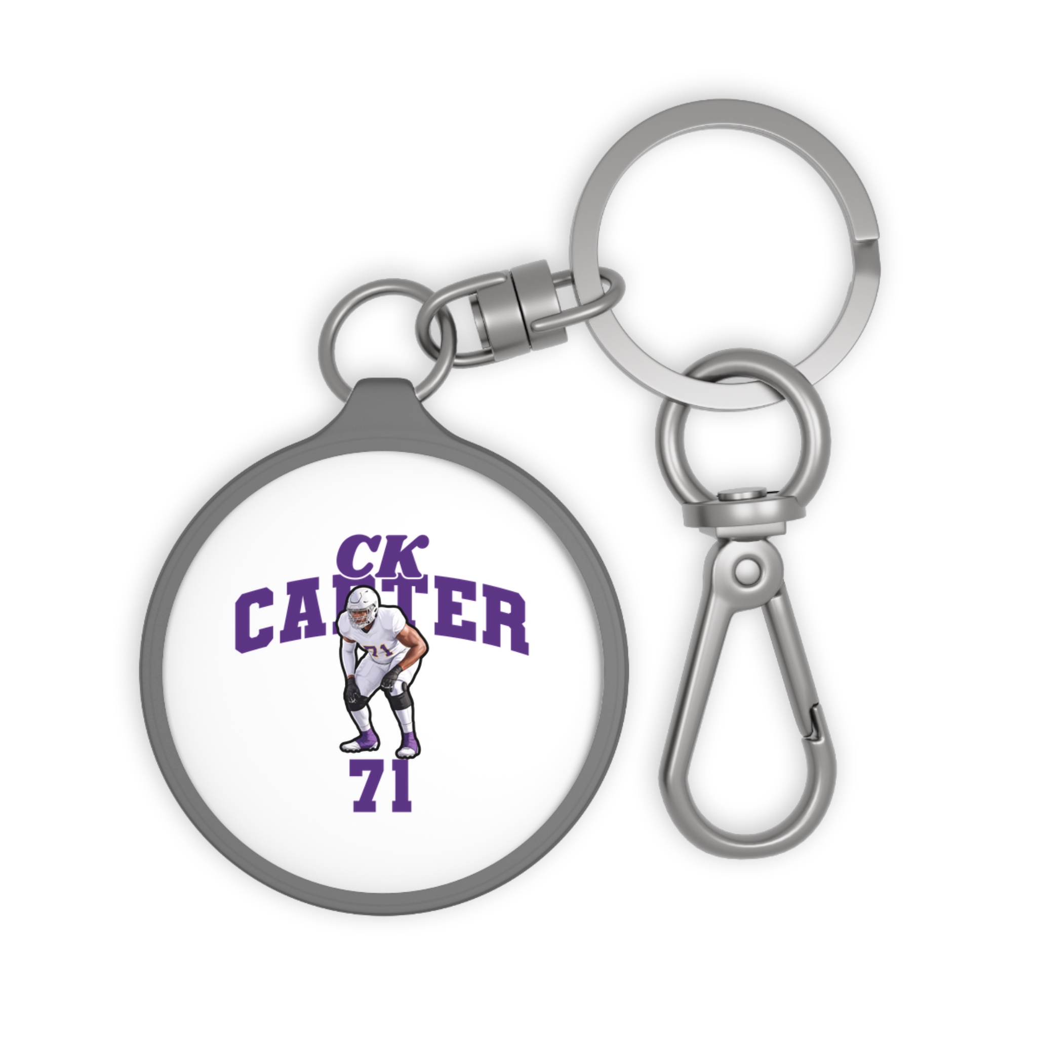 Keychain — character_signature_arch in Grey