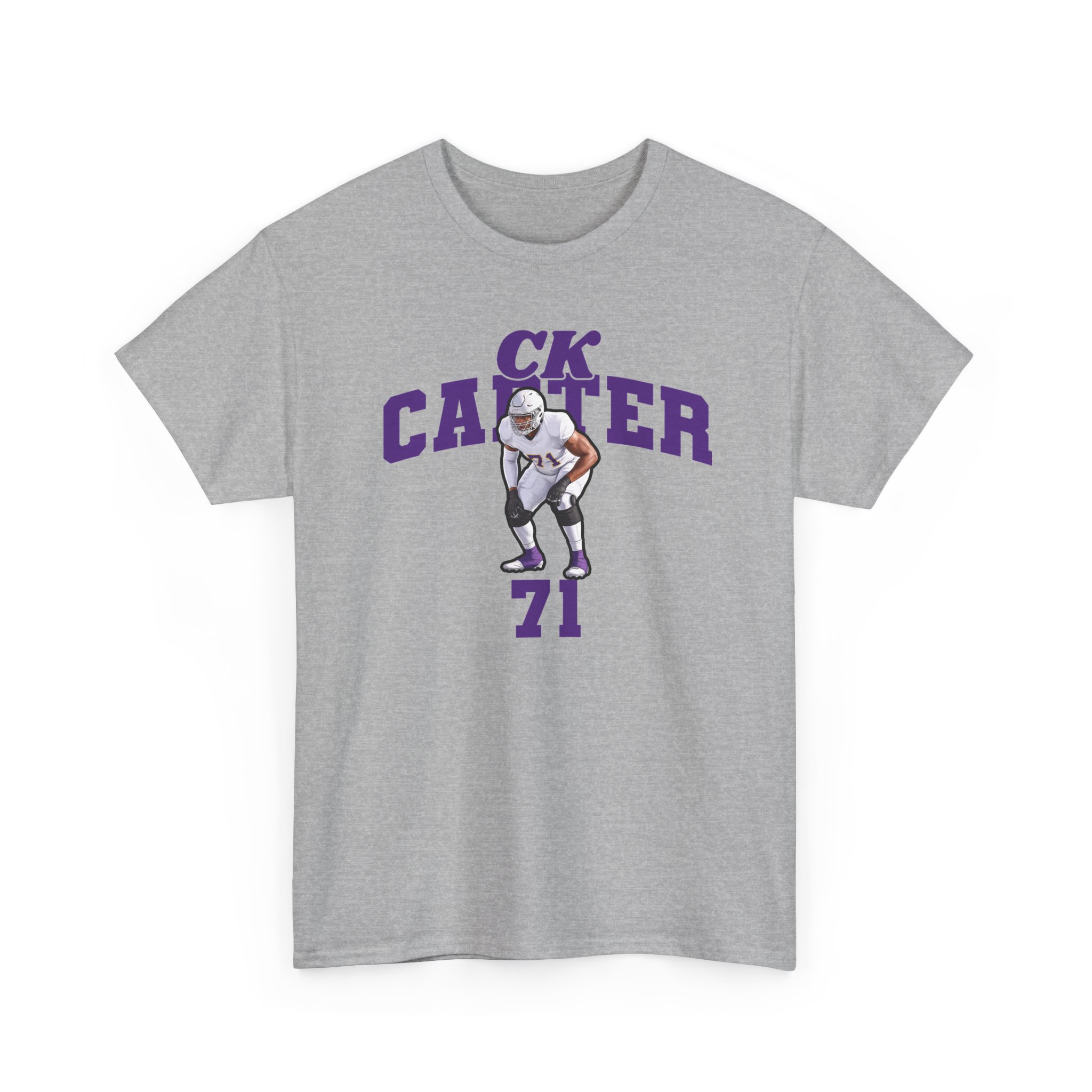 Tee — character_signature_arch in Grey