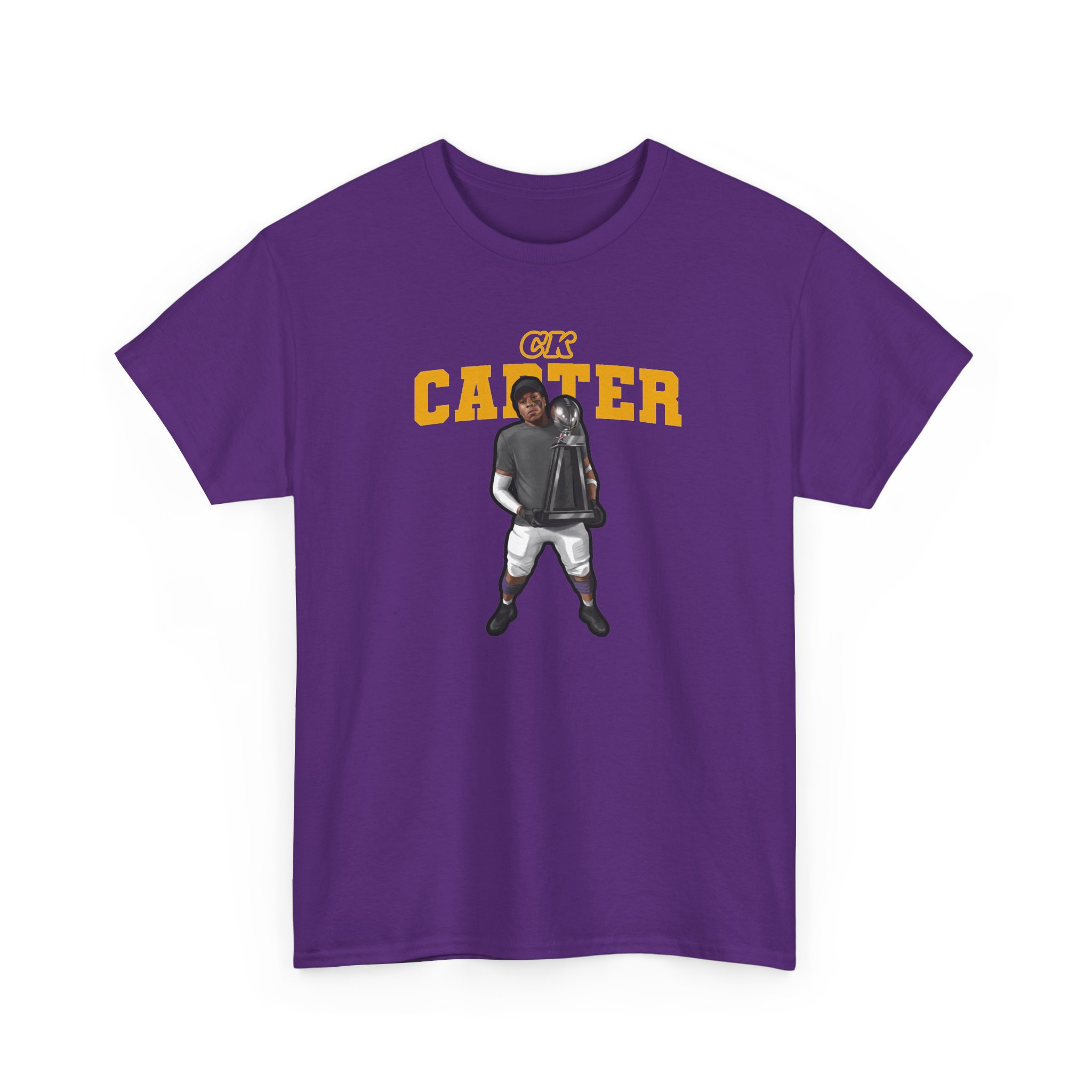 Tee — character_name_arch in Purple
