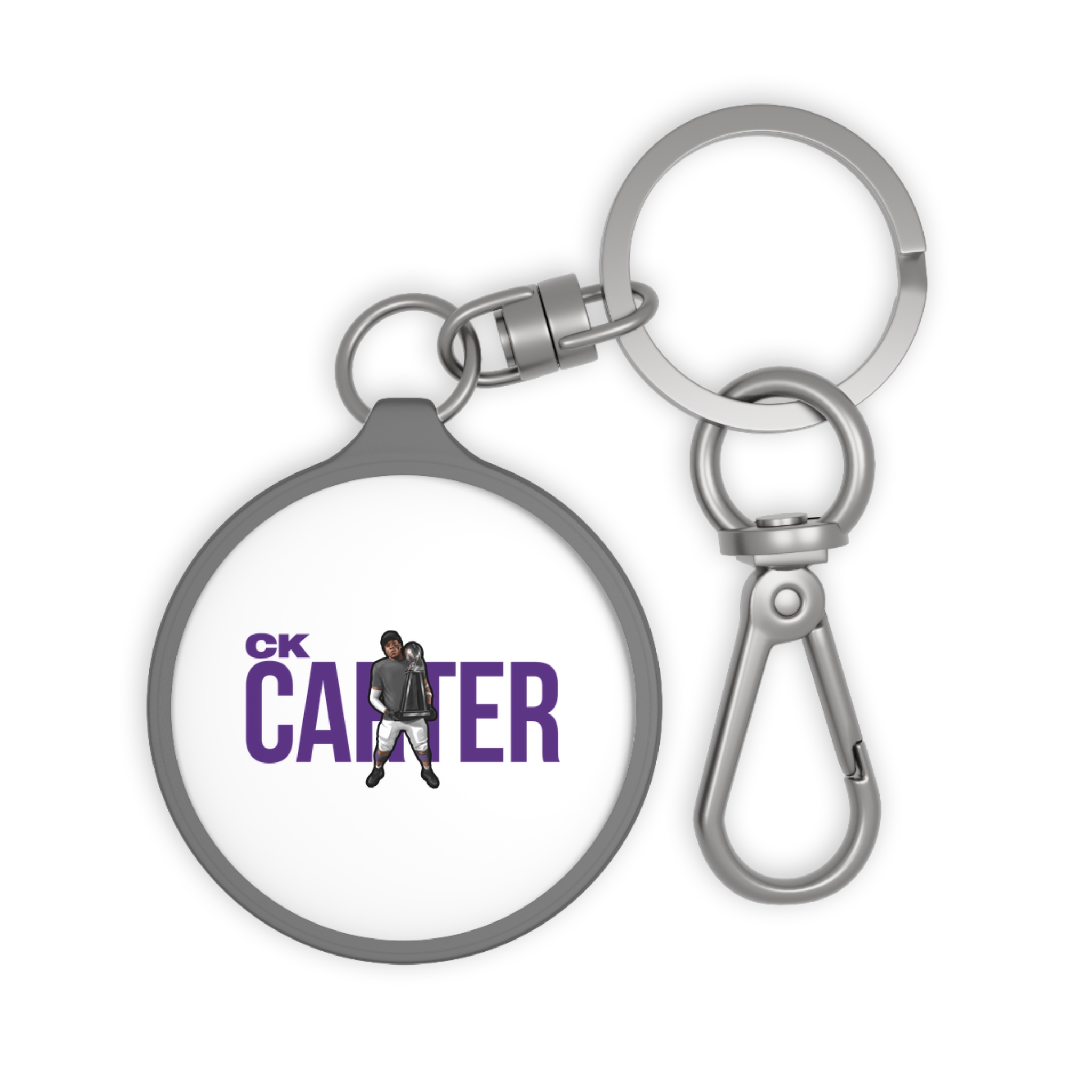 Keychain — character_player_name in Grey