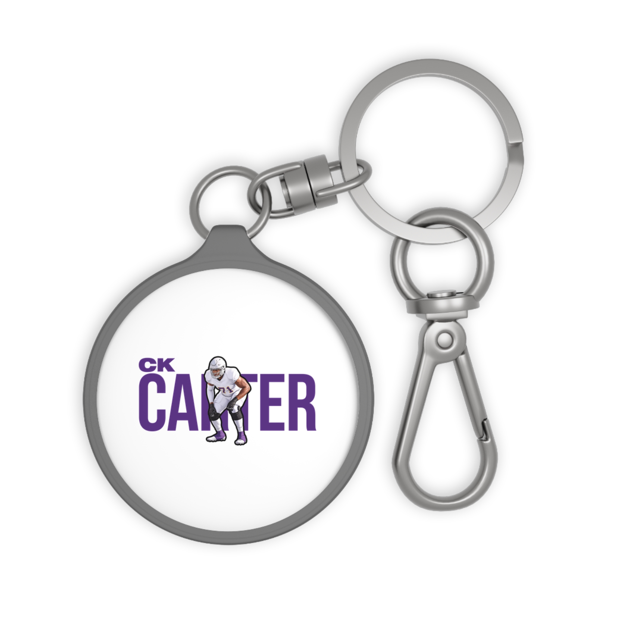 Keychain — character_player_name in Grey