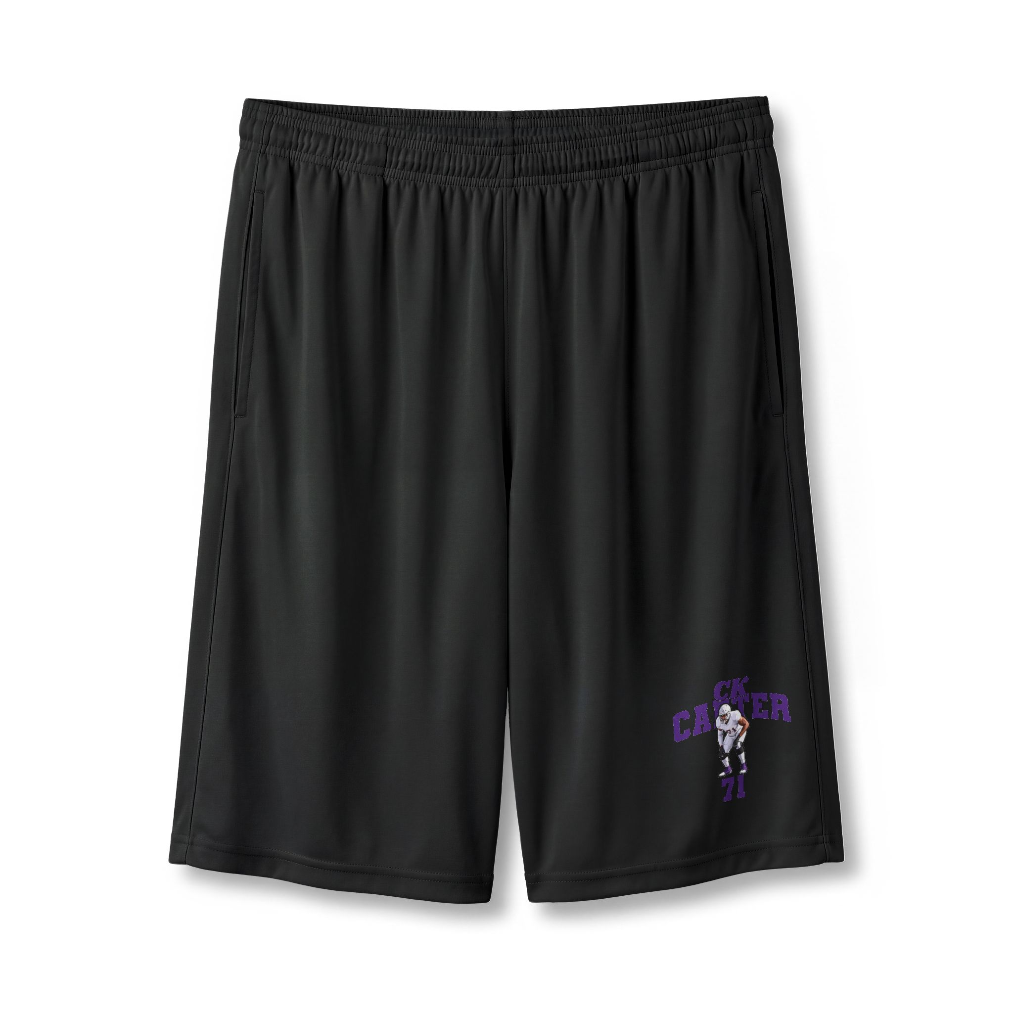 Shorts — character_signature_arch in Black