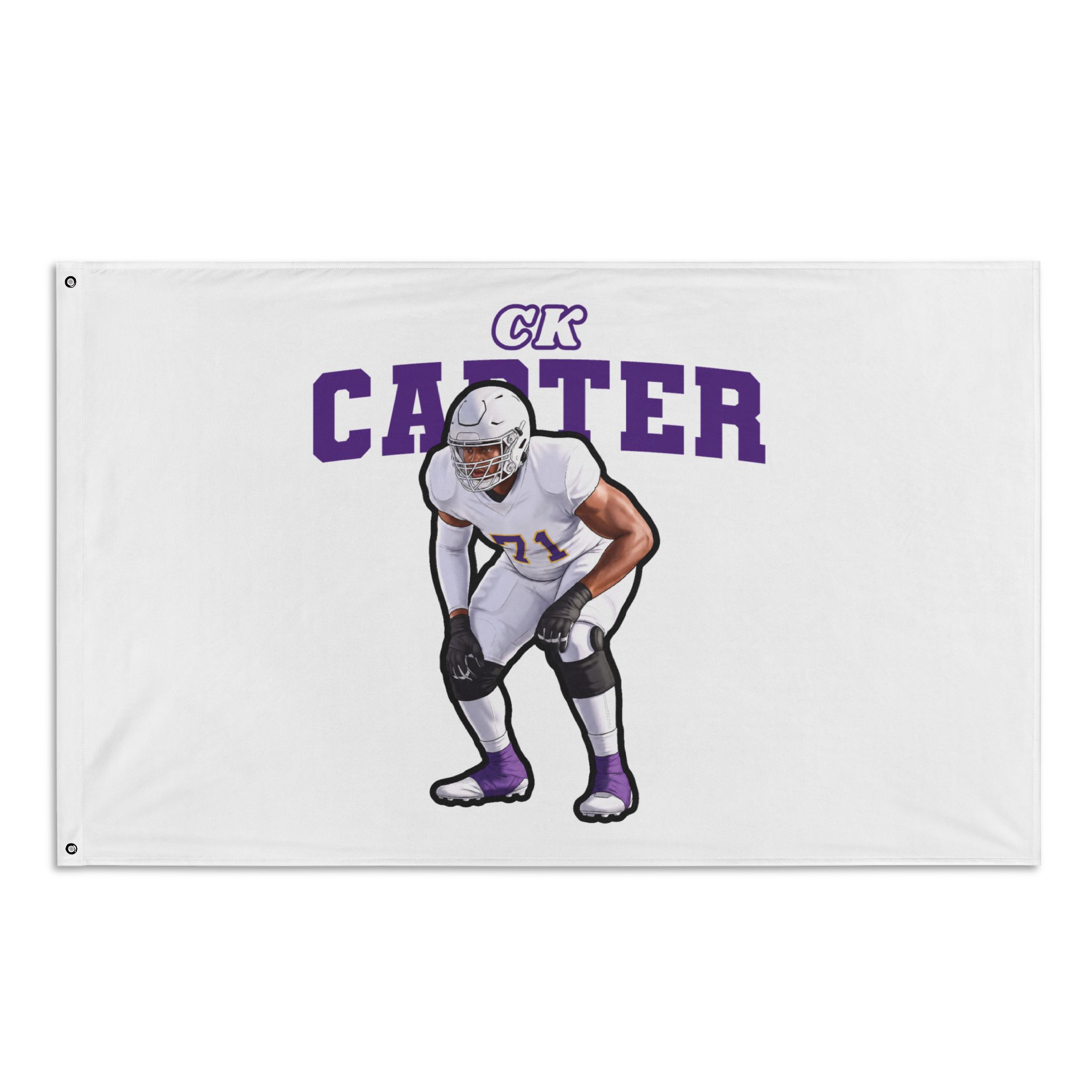 Flag (35 × 56 in) — character_name_arch in Classic