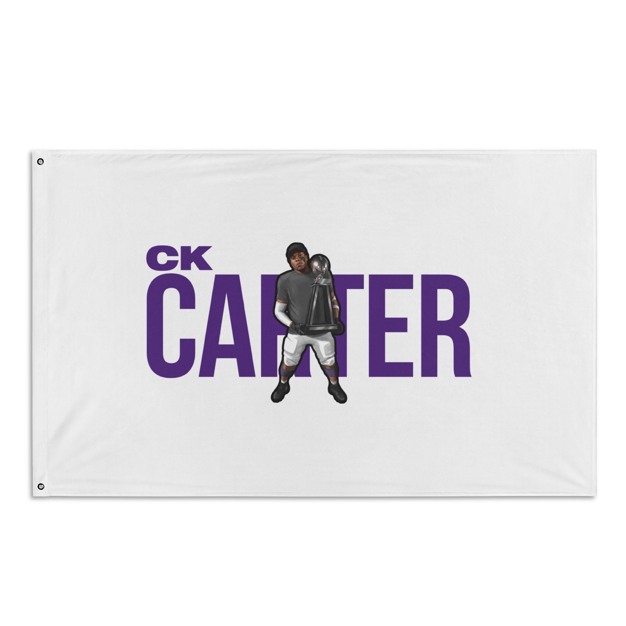 Flag (35 × 56 in) — character_player_name in Classic