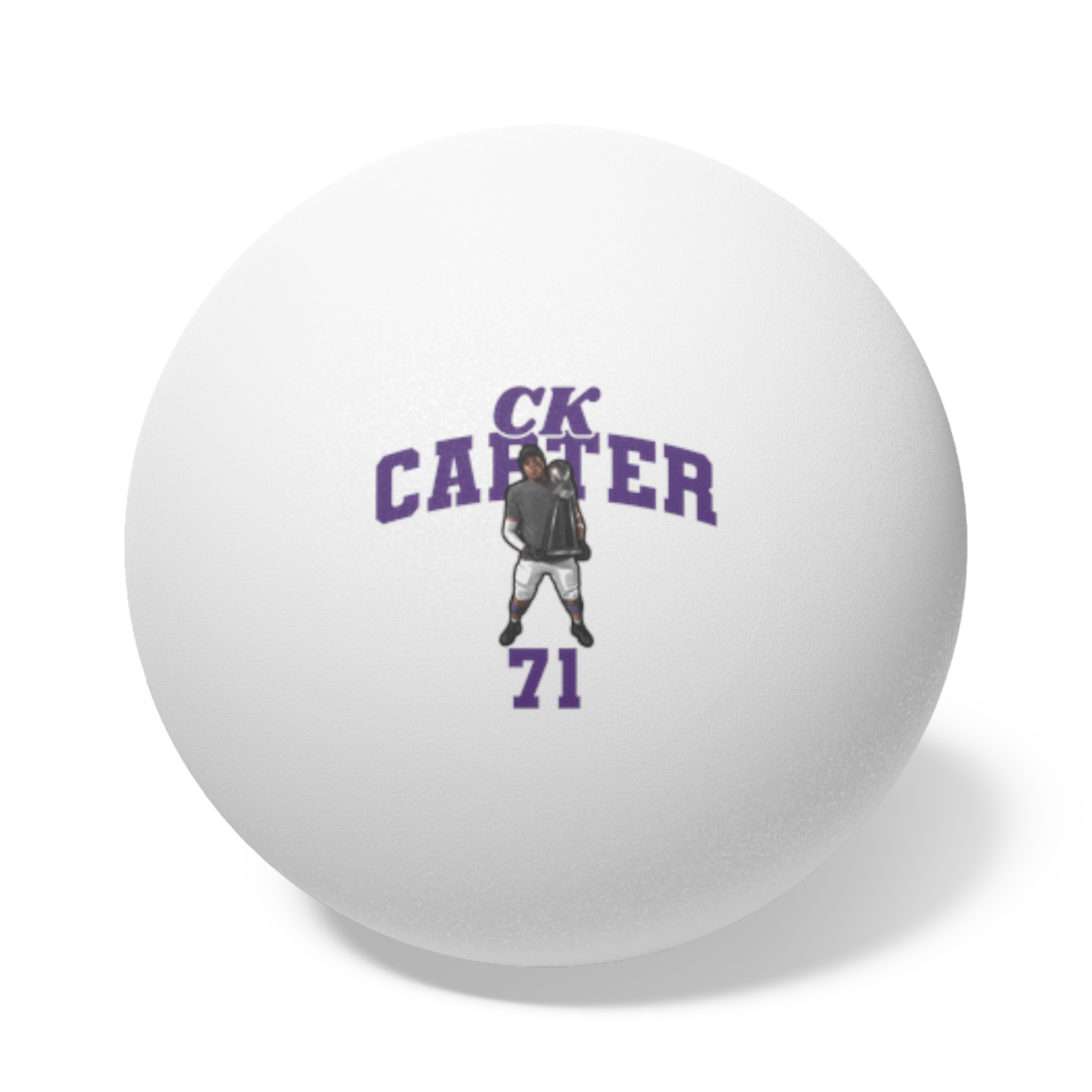 Ping Pong Balls, 6 pcs — character_signature_arch in White