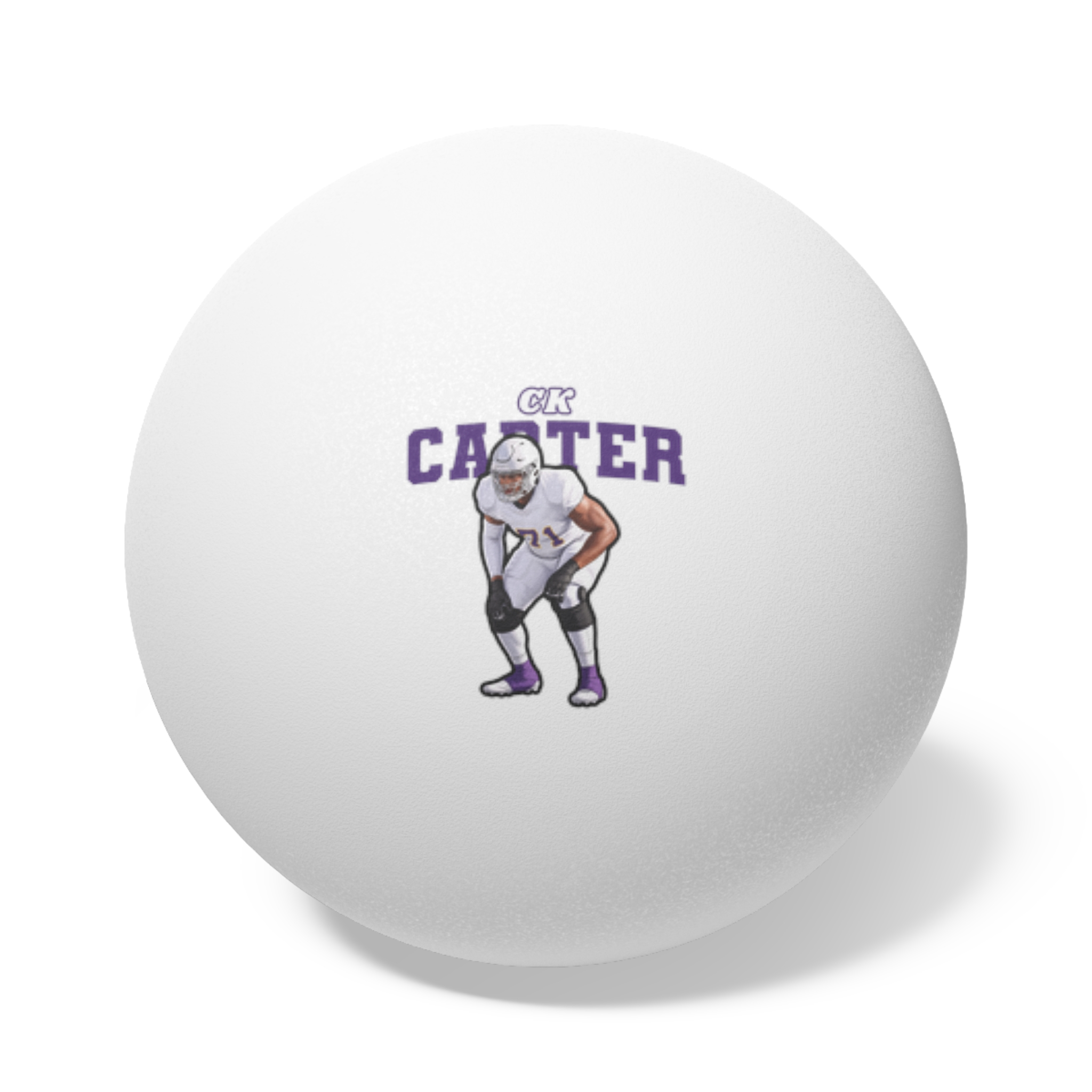 Ping Pong Balls, 6 pcs — character_name_arch in White