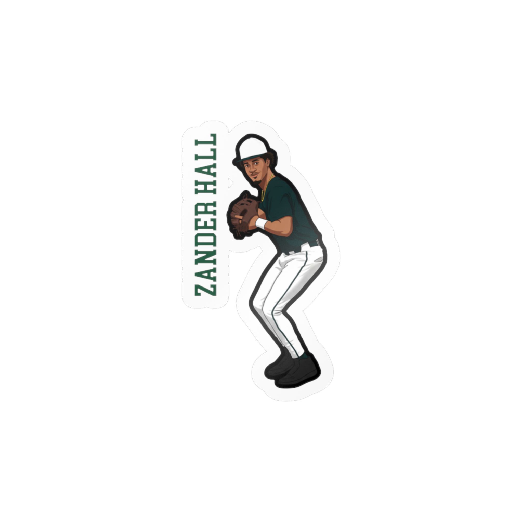 Vinyl Sticker — character_name_vertical in Classic