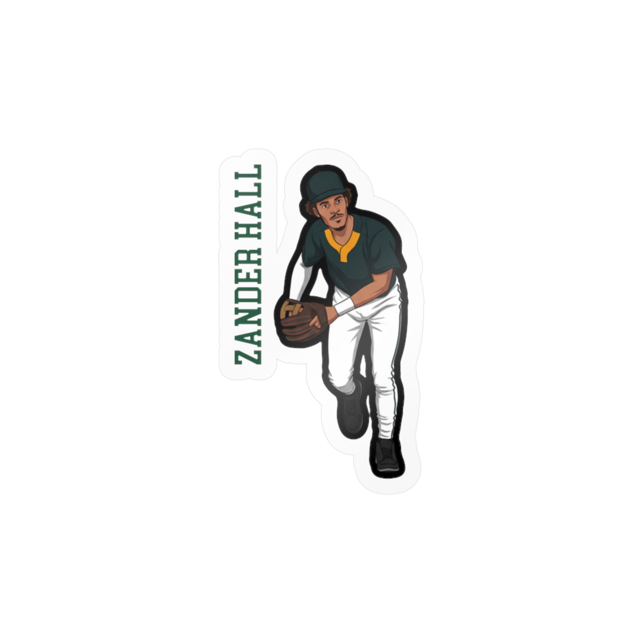 Vinyl Sticker — character_name_vertical in Classic